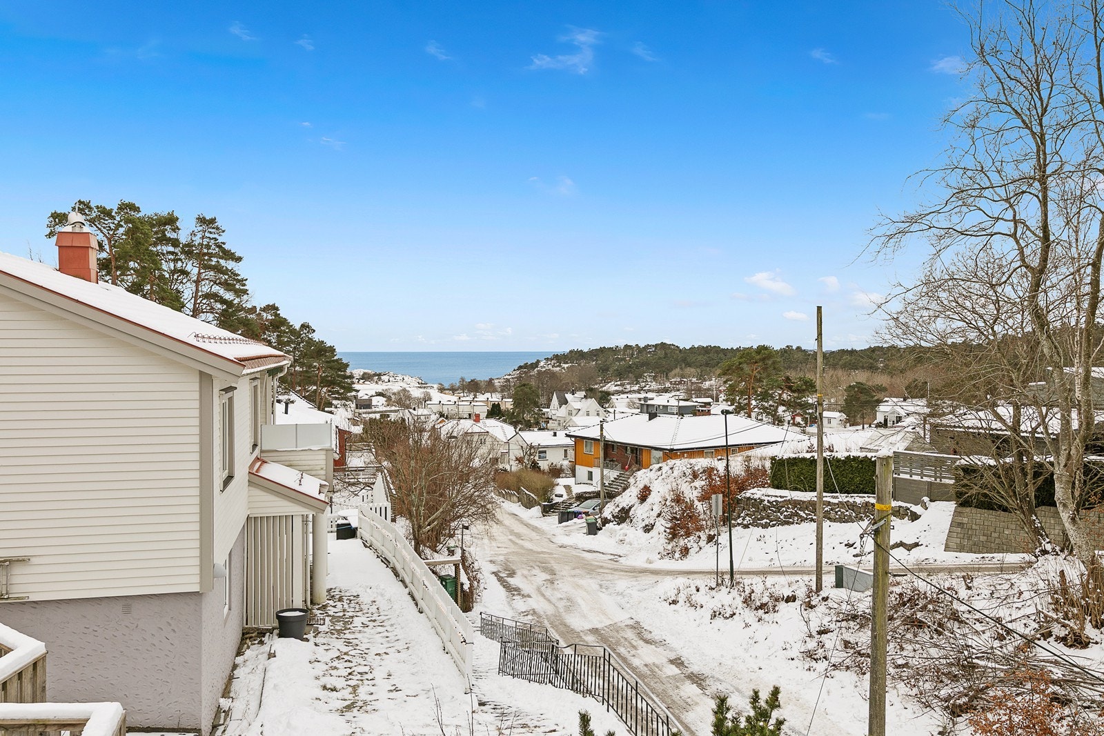 Utsikt fra veranda Galleribilde