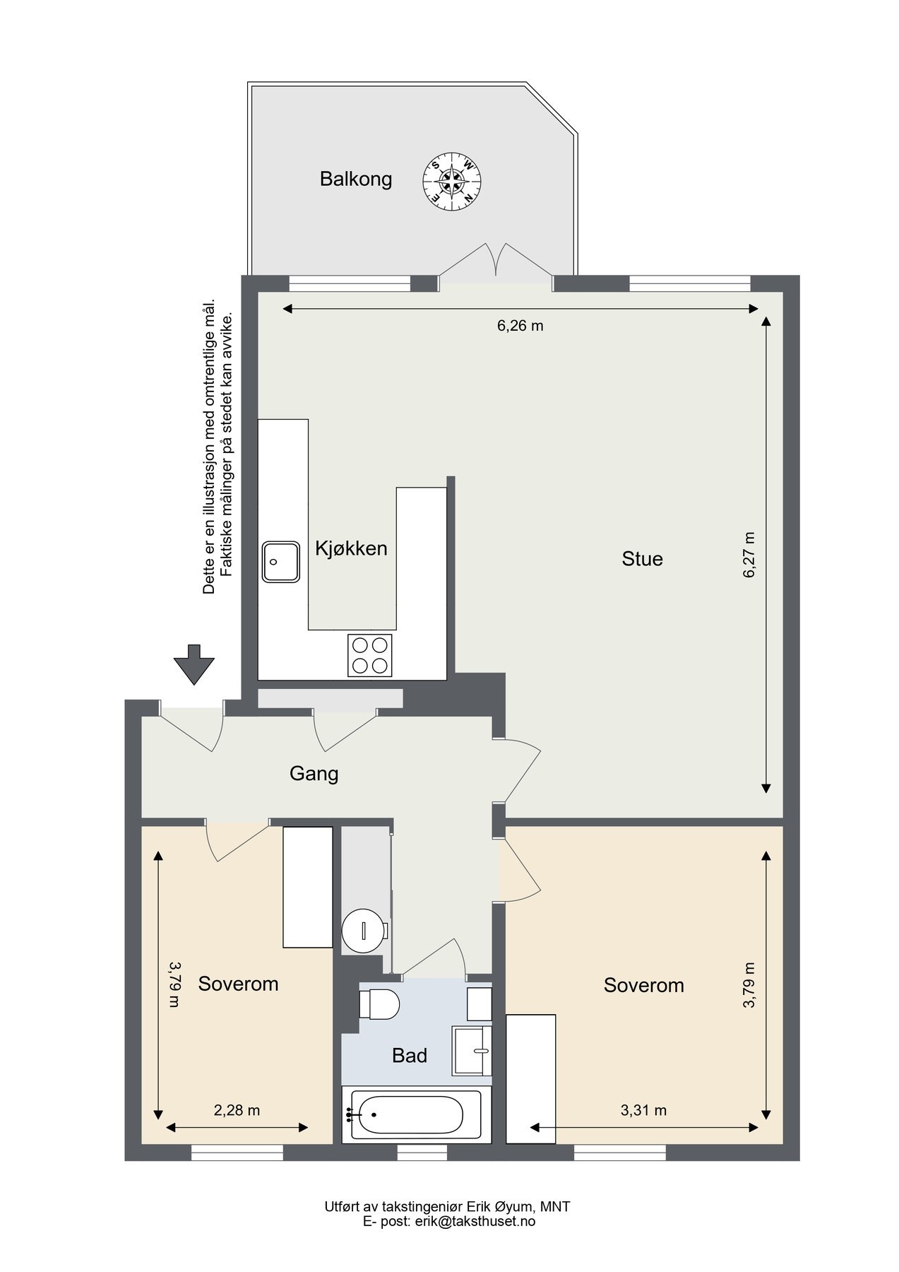 Planskisse. Galleribilde