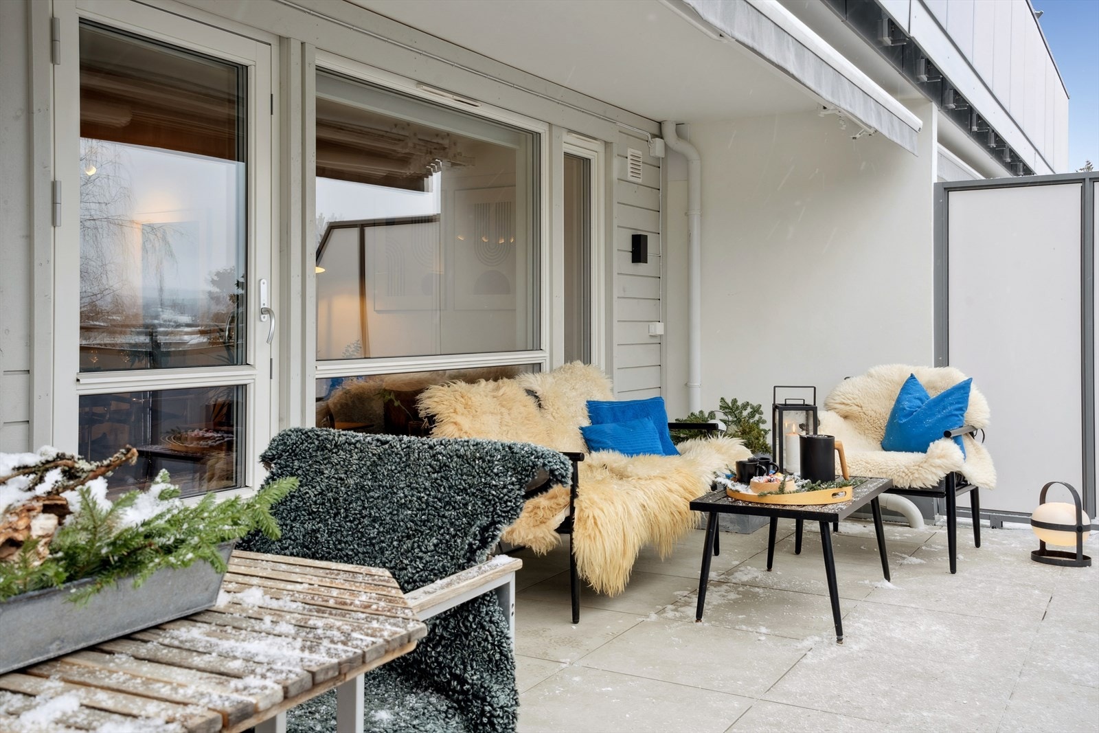 Terrassen er vestvendt og har gode solforhold. Galleribilde