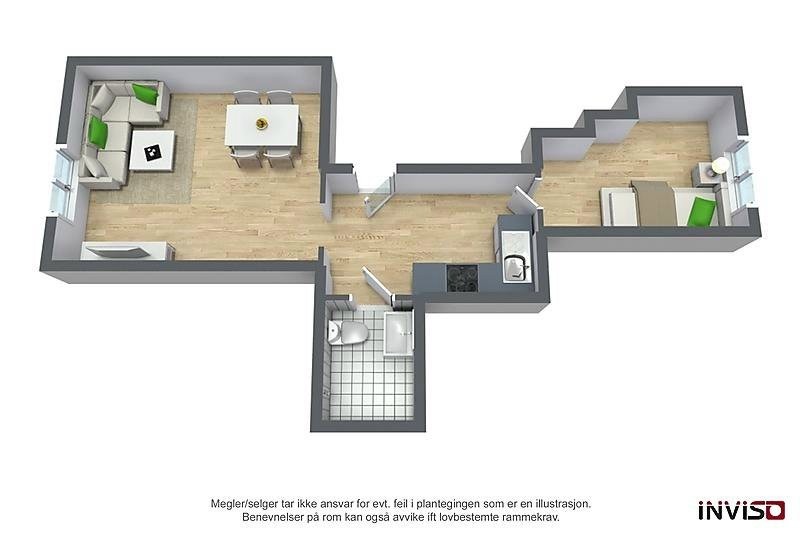 Plantegning Galleribilde