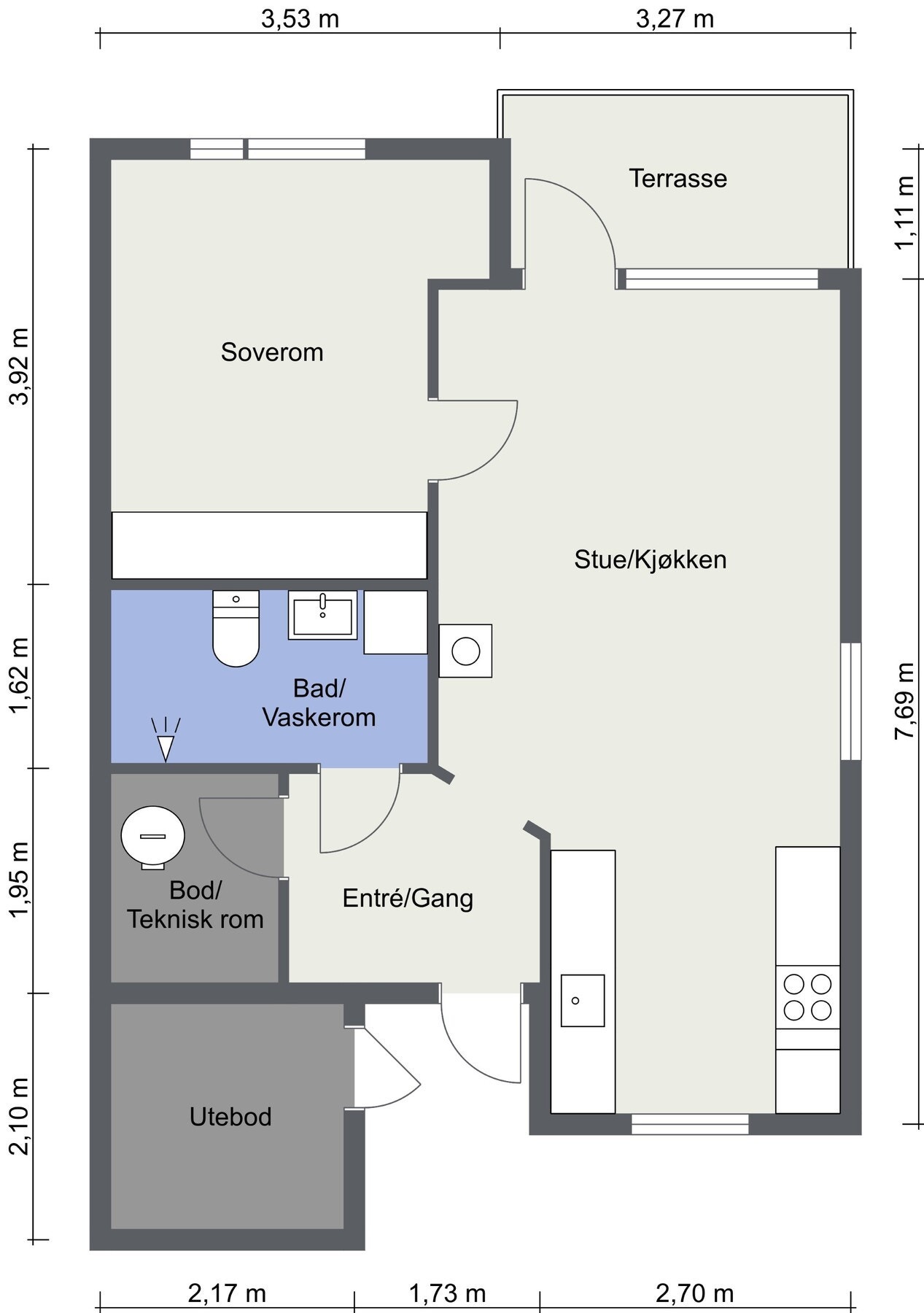 Plantegning. Galleribilde