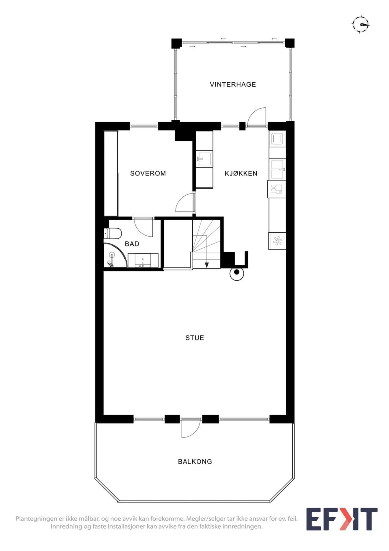 Plantegning Galleribilde
