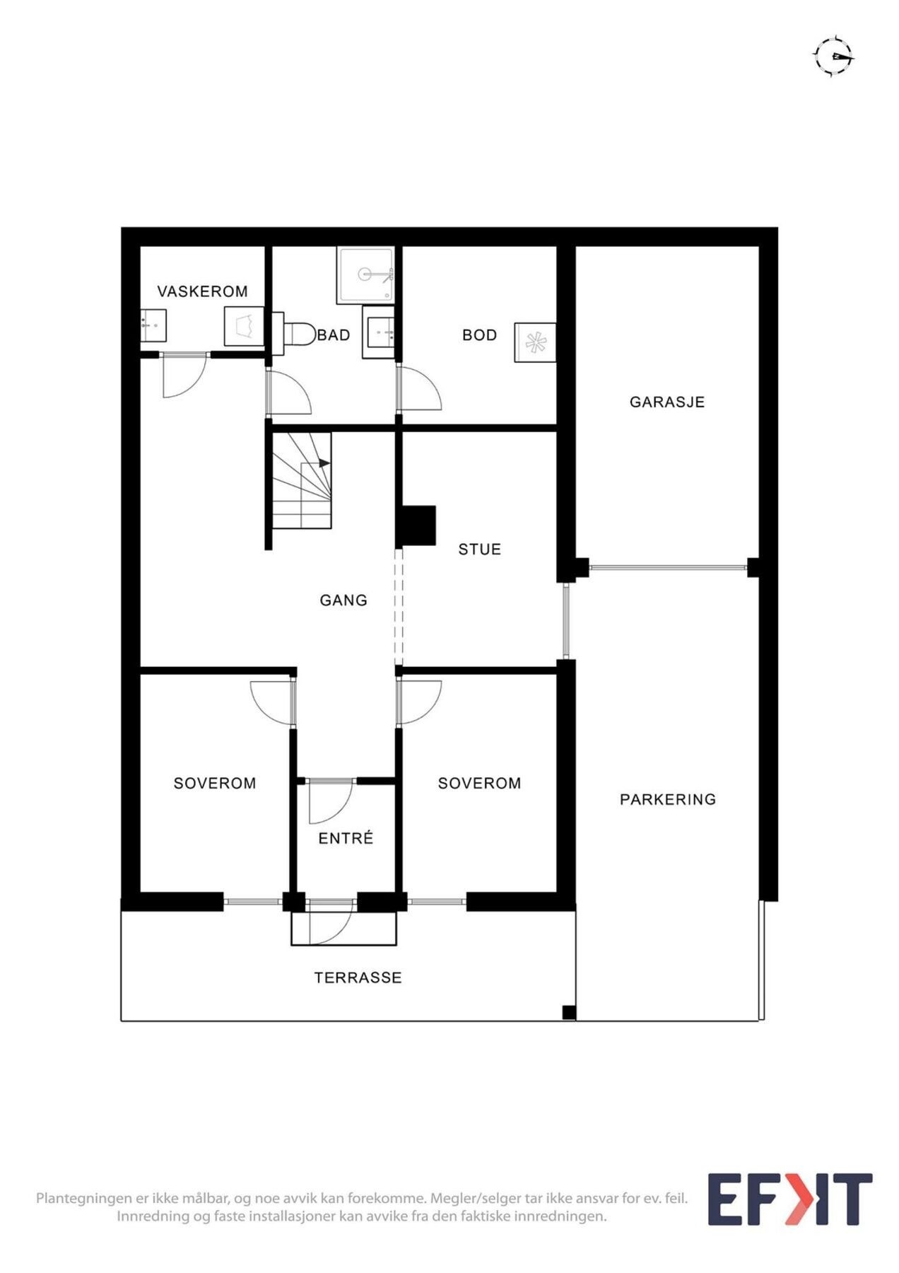 Plantegning Galleribilde