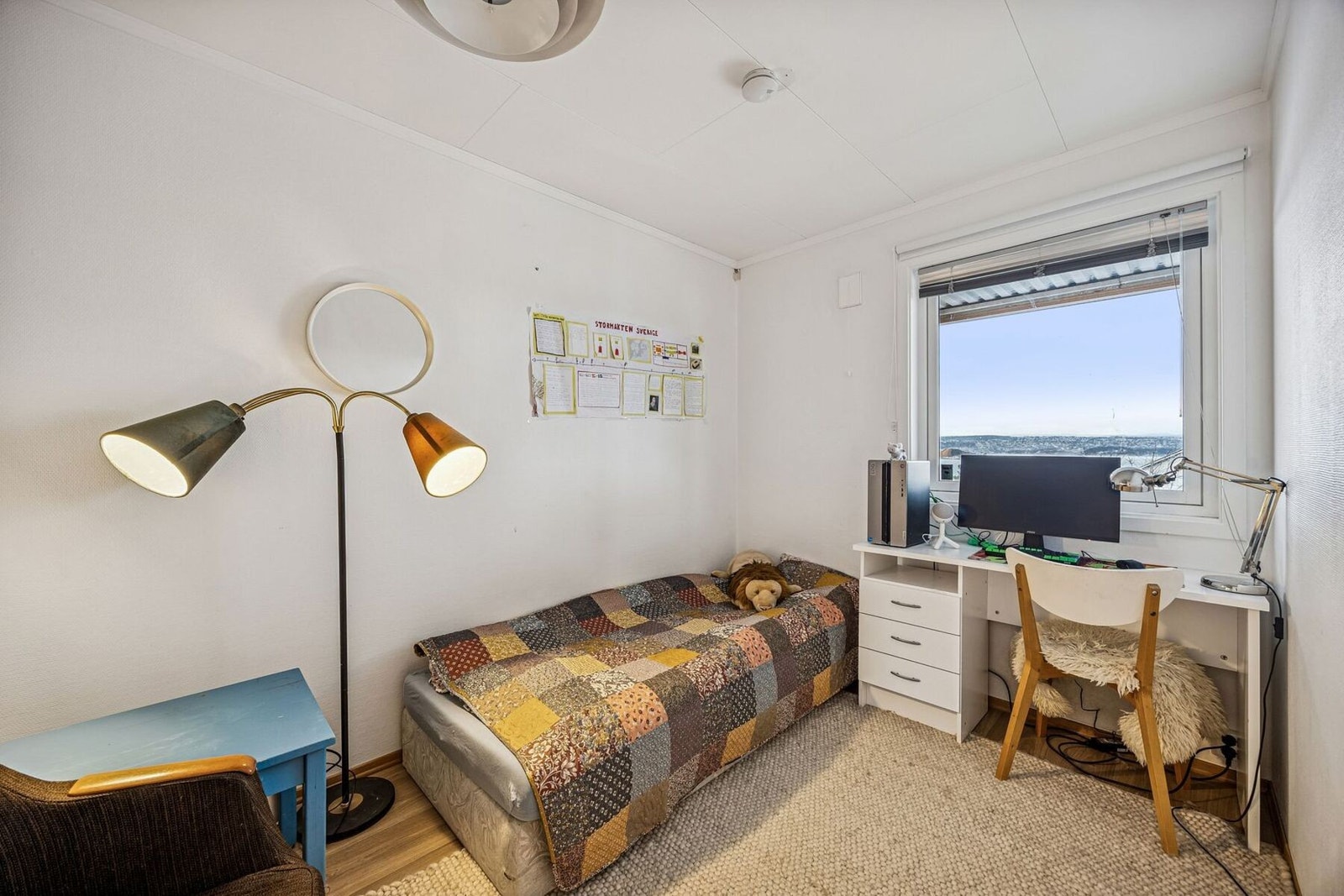 Rommene fremstår som lyse og innbydende, og gir gode muligheter for personlig innredning. Galleribilde