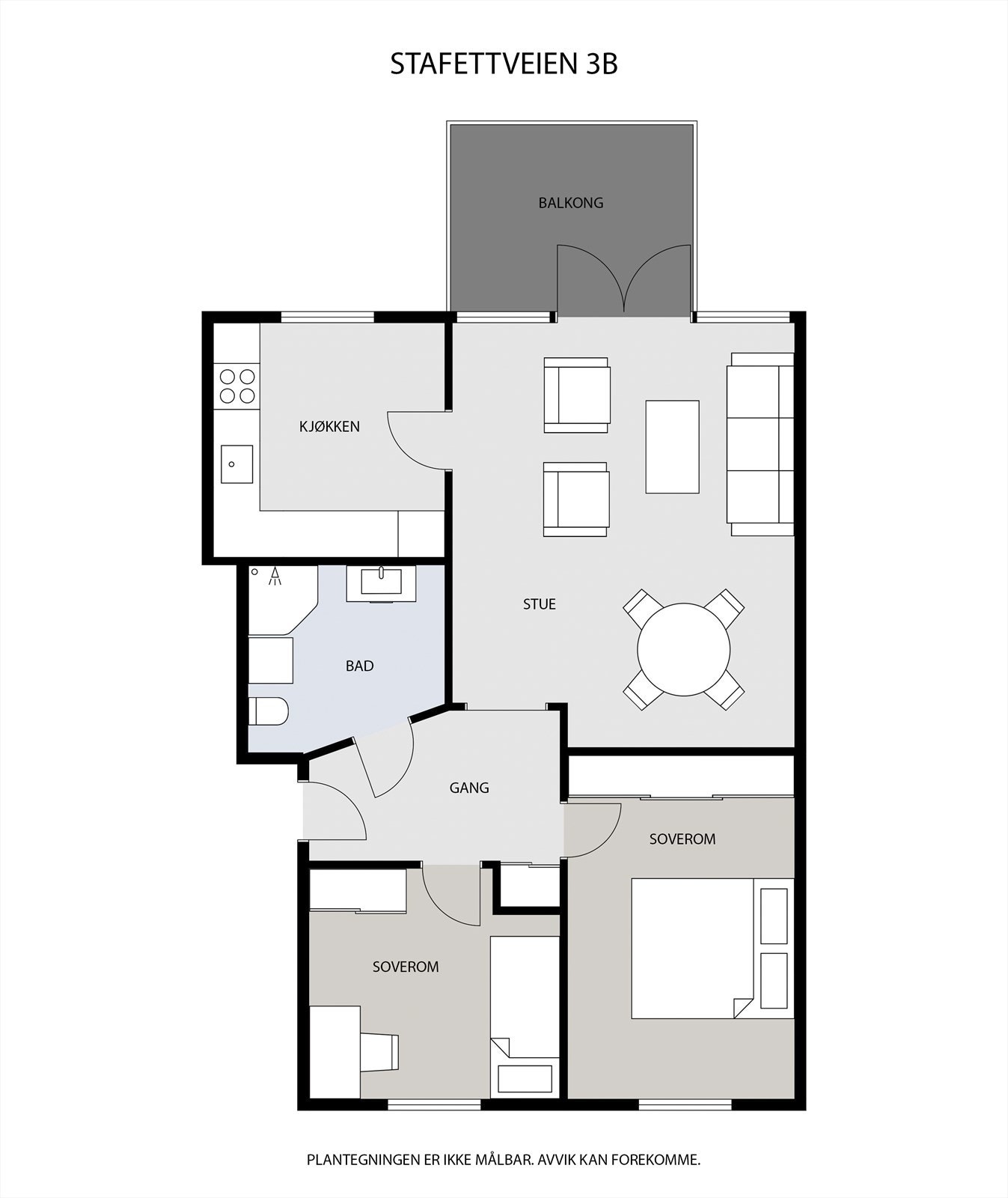Plantegning høy 1 etasje. Galleribilde