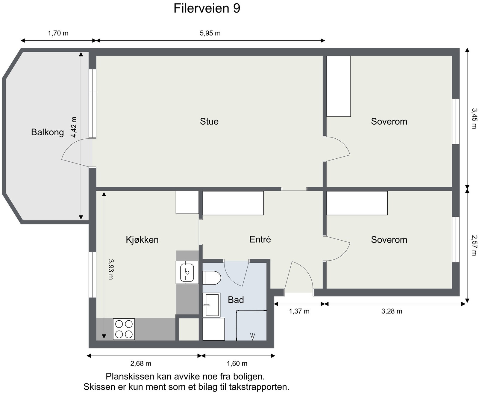 Plantegning Galleribilde