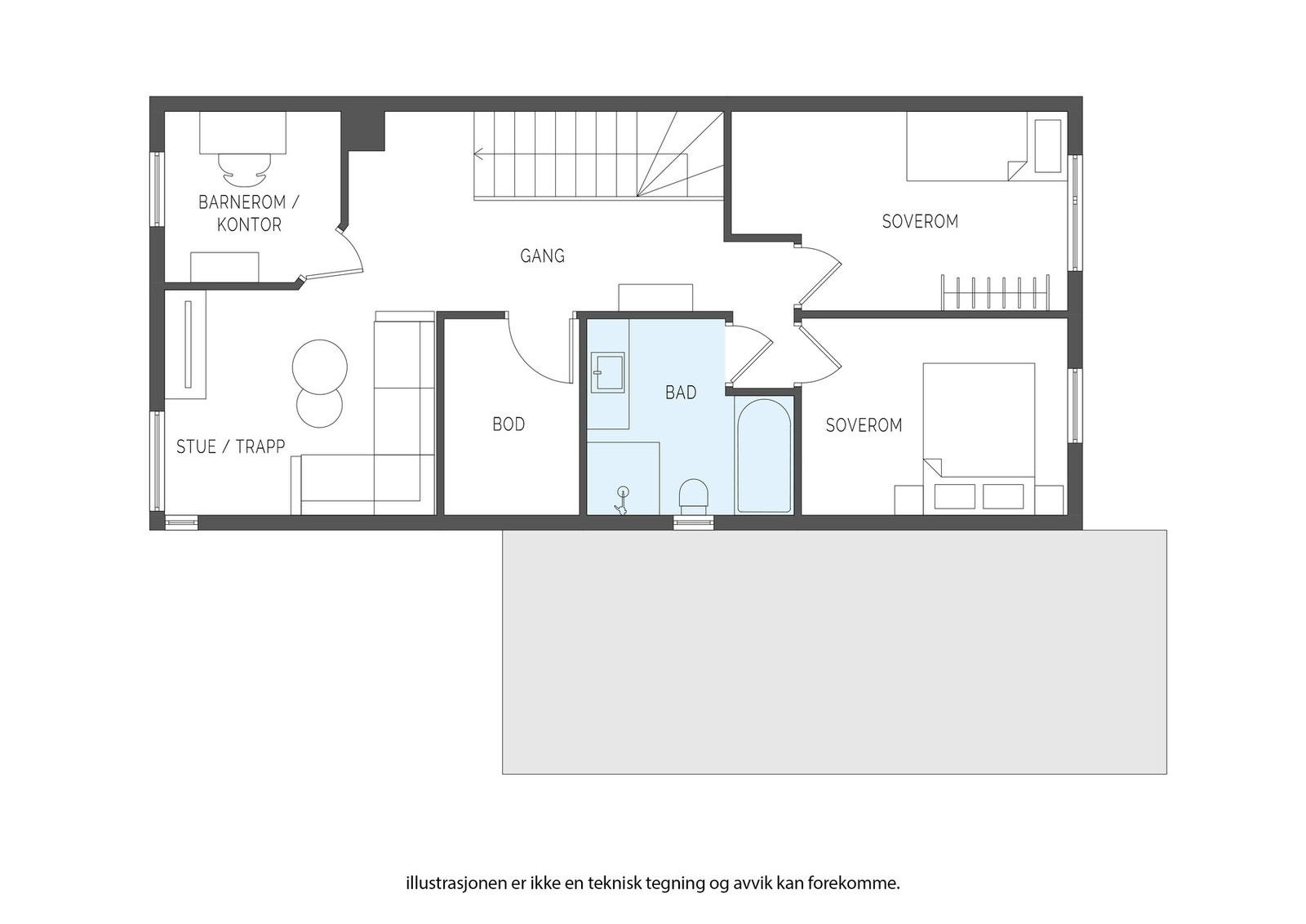 2. etasje Galleribilde