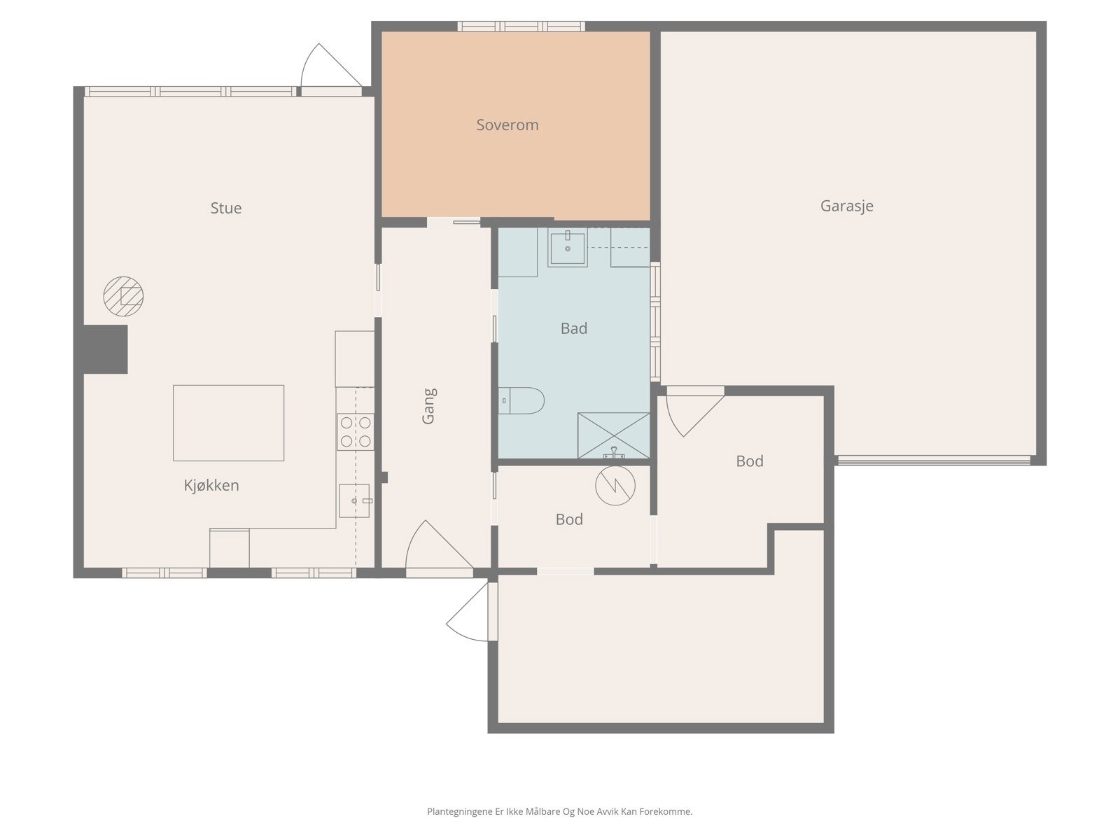 Plantegning Galleribilde