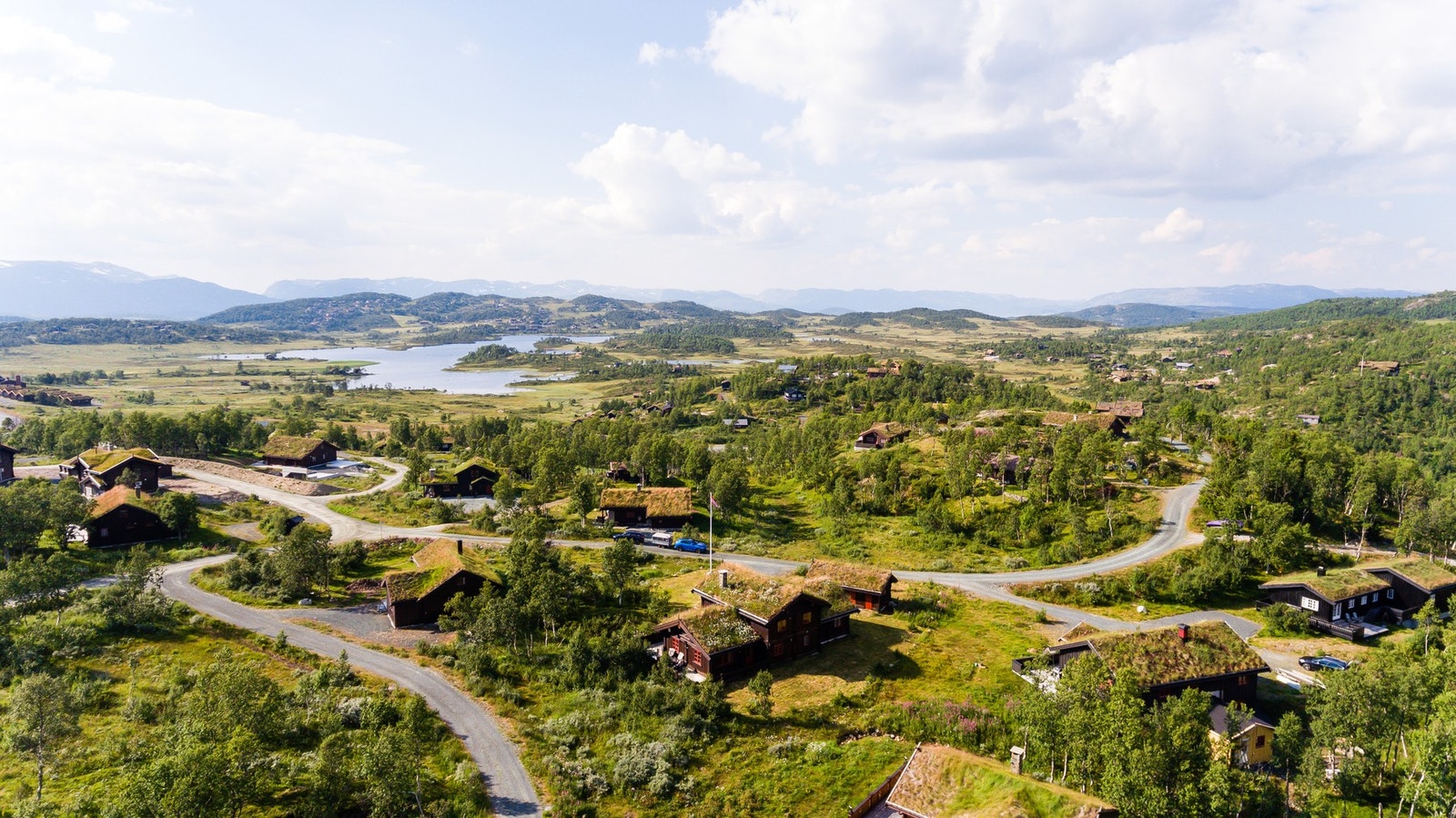 Nærområdet sommerstid Galleribilde