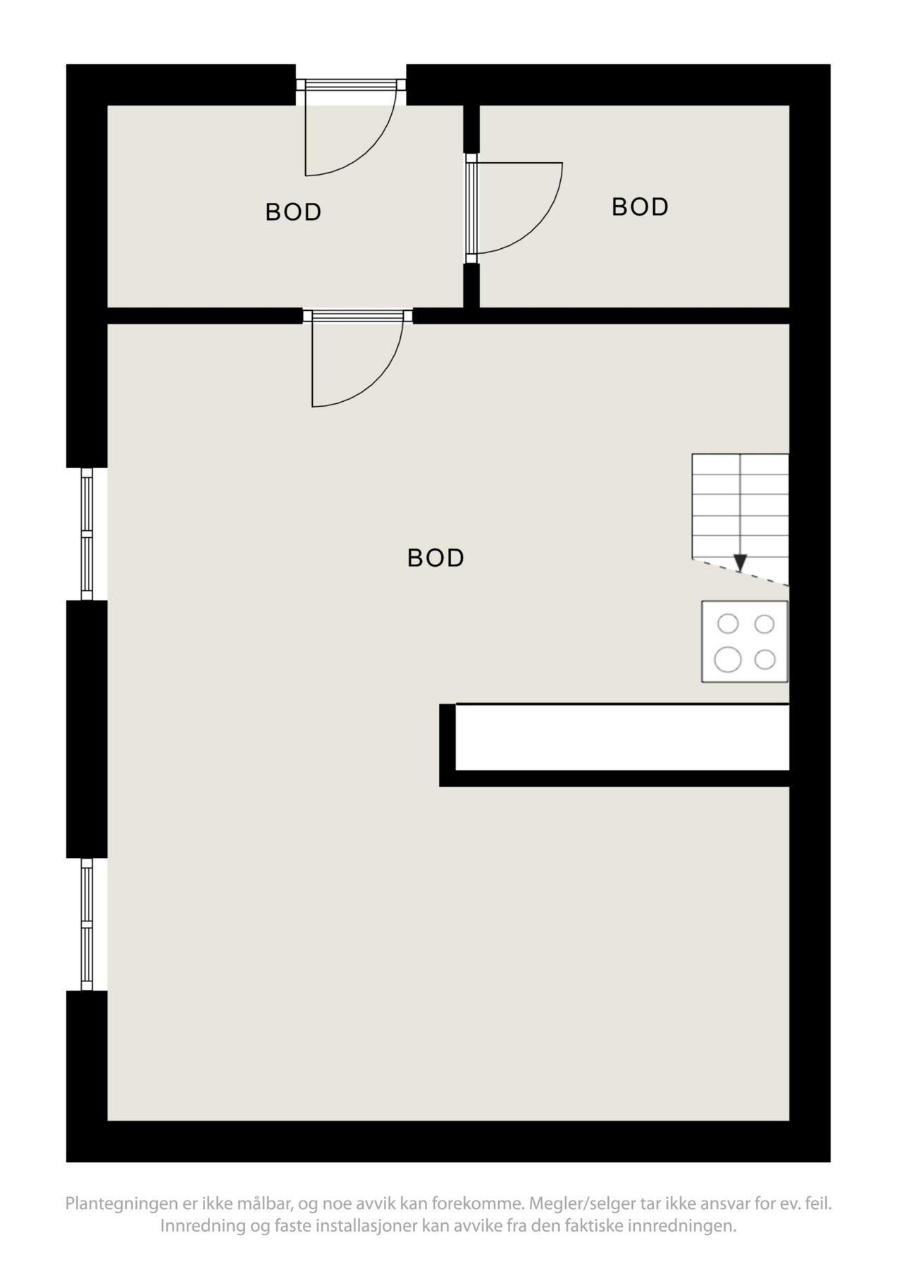Planskisse - Kjeller. Galleribilde
