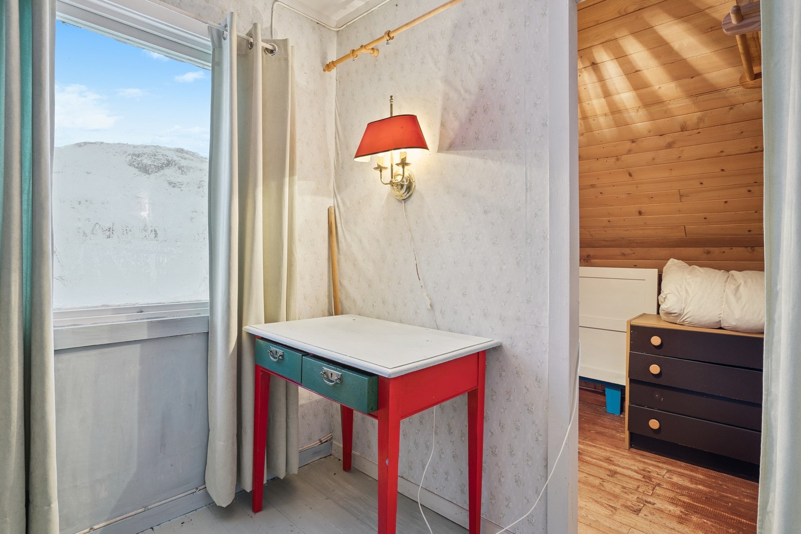 Soverom 3 har et ekstra rom som kan brukes til oppbevaring for eksempel. Galleribilde