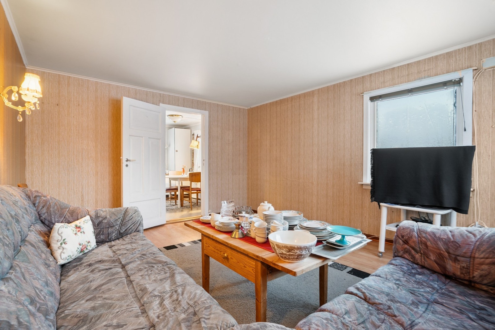 Potensiale for en trivelig sofakrok, hvor familien kan samles. Galleribilde