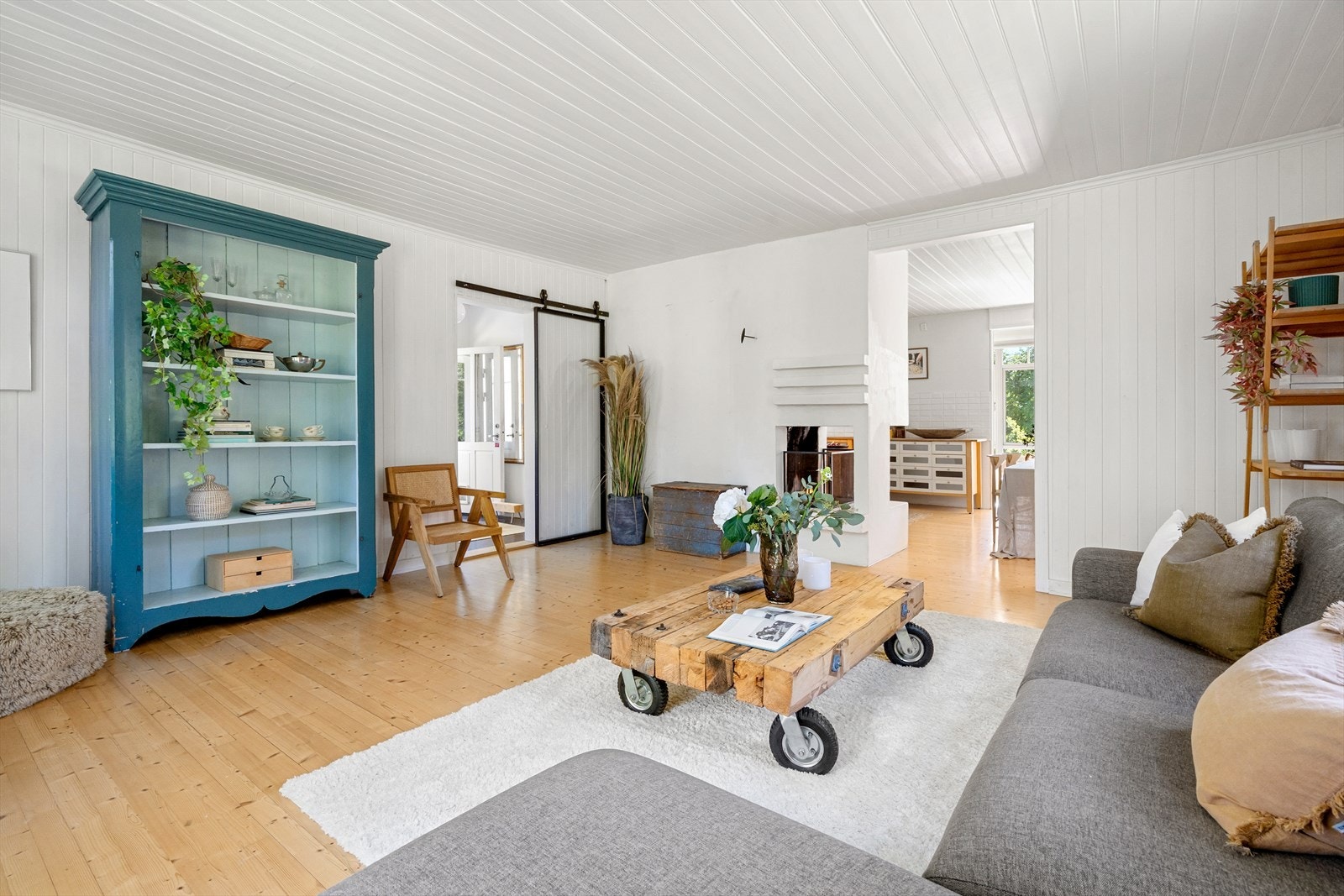 Stuen sett med dagslys Galleribilde