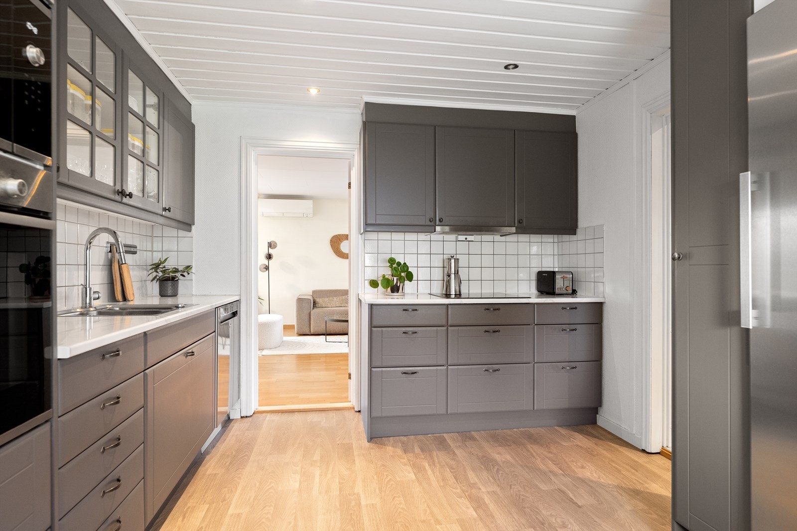 Kjøkkeninnredning er fra NordDesign oppgradert i 2019. Galleribilde