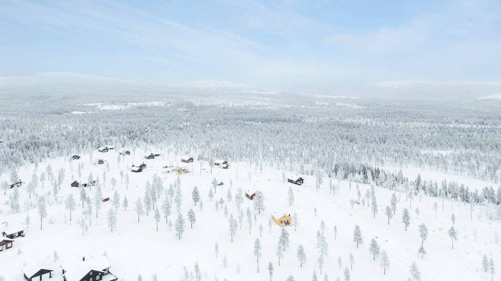 Flott hyttefelt, store tomter, mye friområder Galleribilde