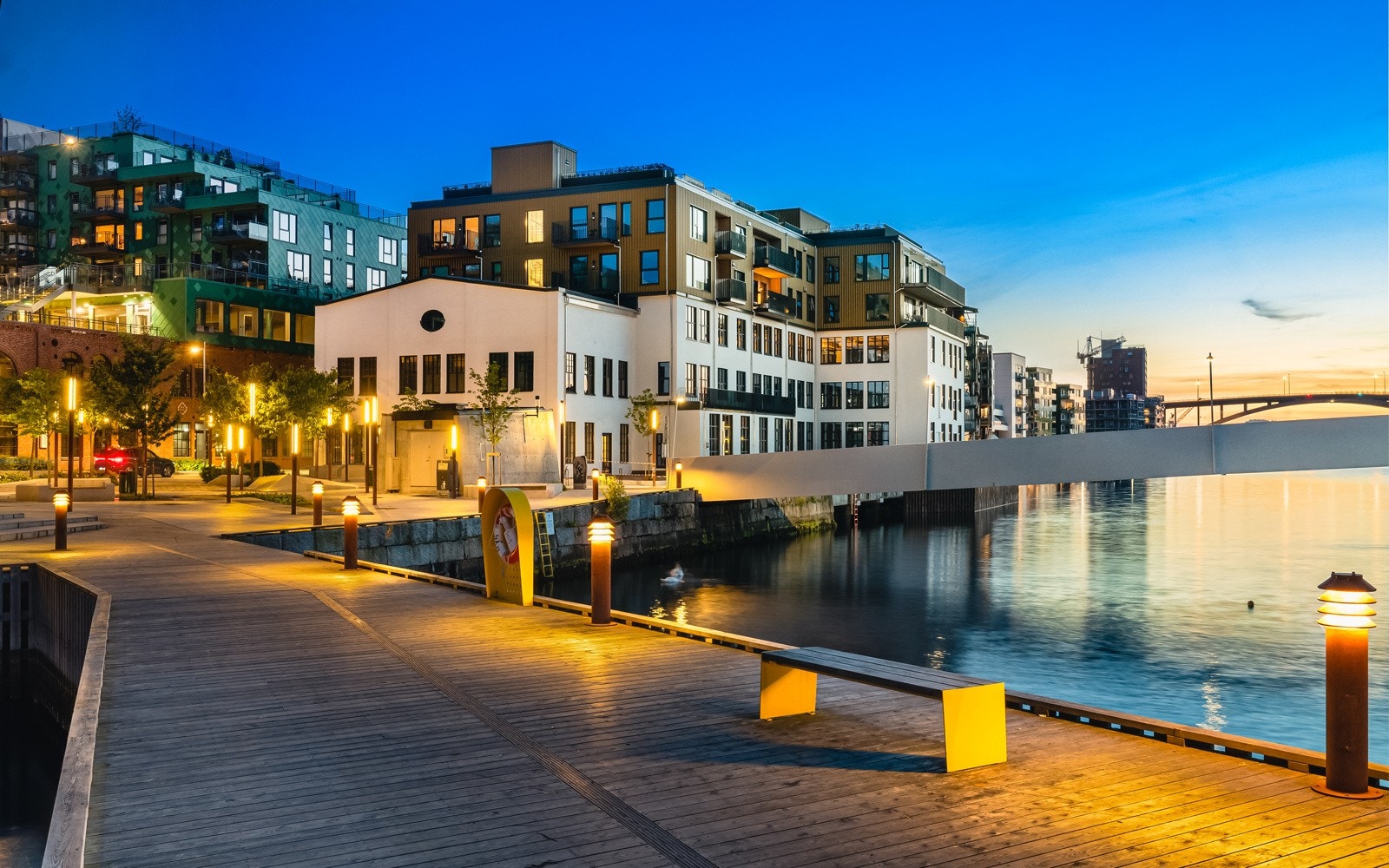 - Hele området langs Damsgårdssundet har vært under stor oppgradering og det har nå vokst frem en helt ny flott bydel i Bergen - Galleribilde