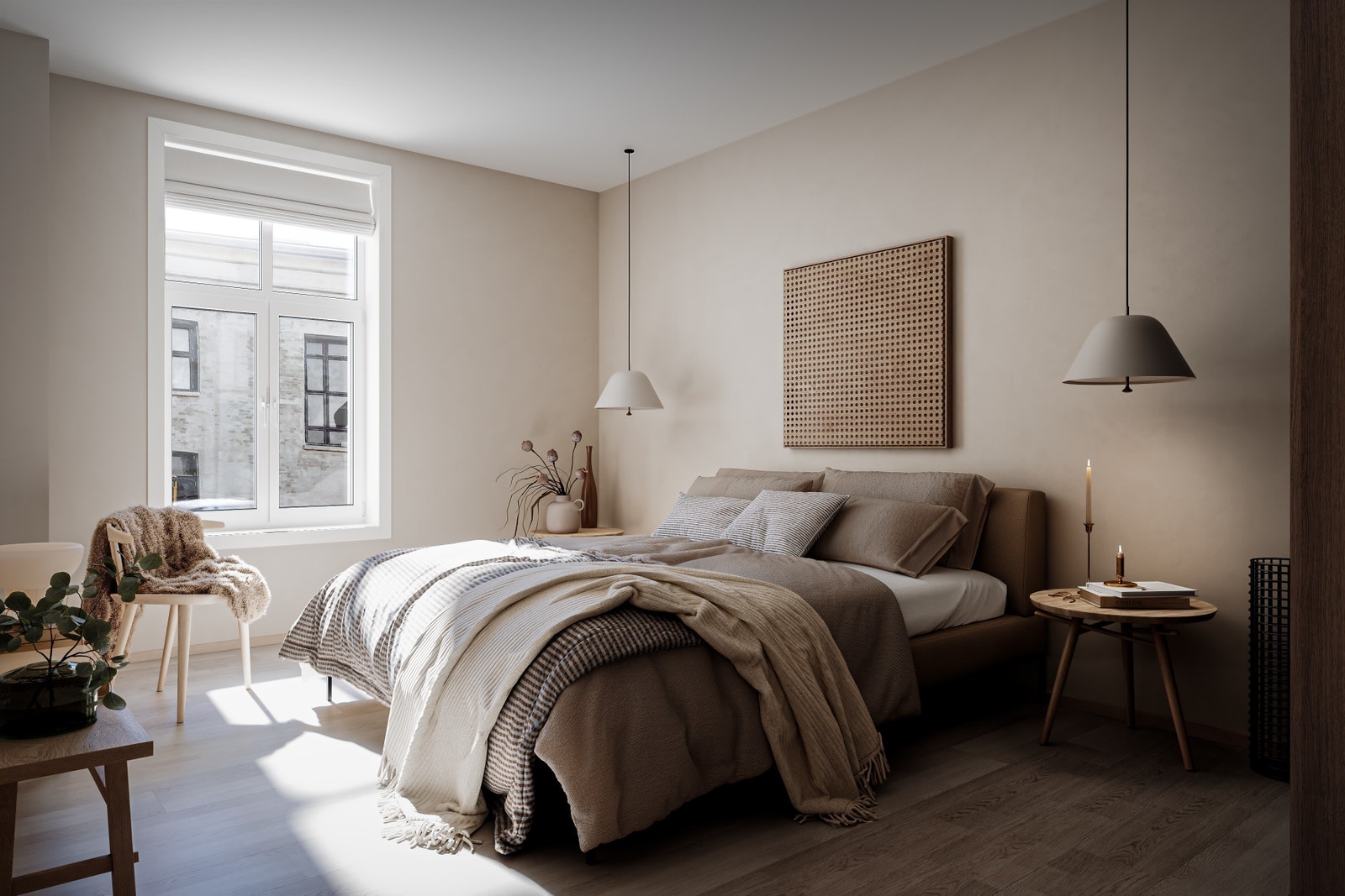 Illustrasjonsbilde soverom Galleribilde