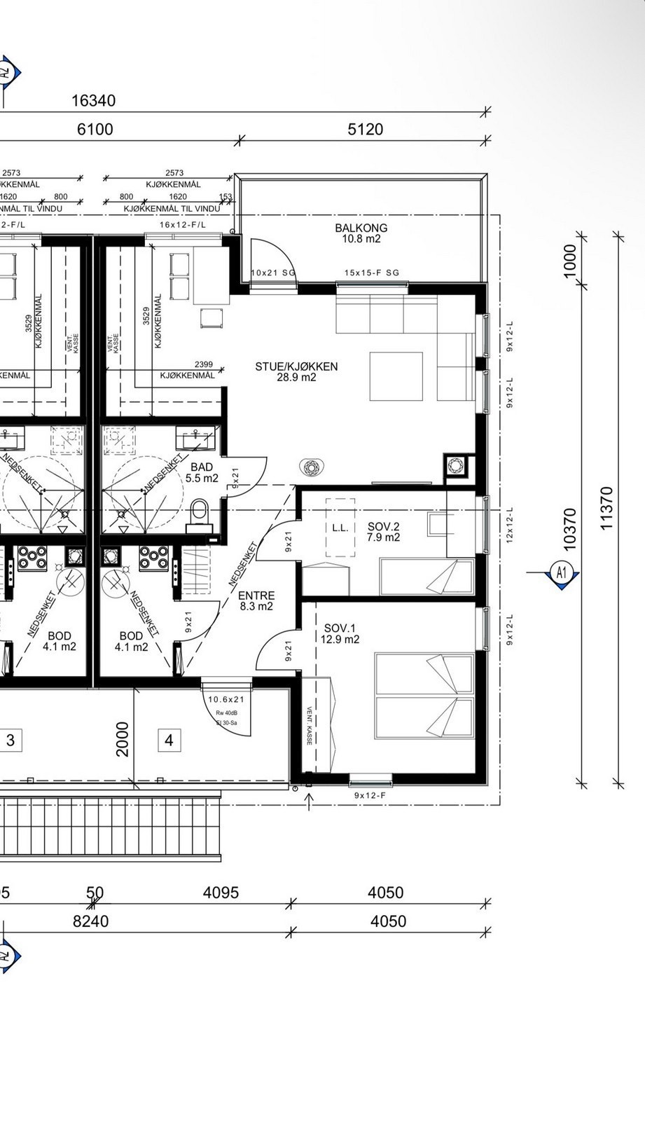 Plantegning. Galleribilde