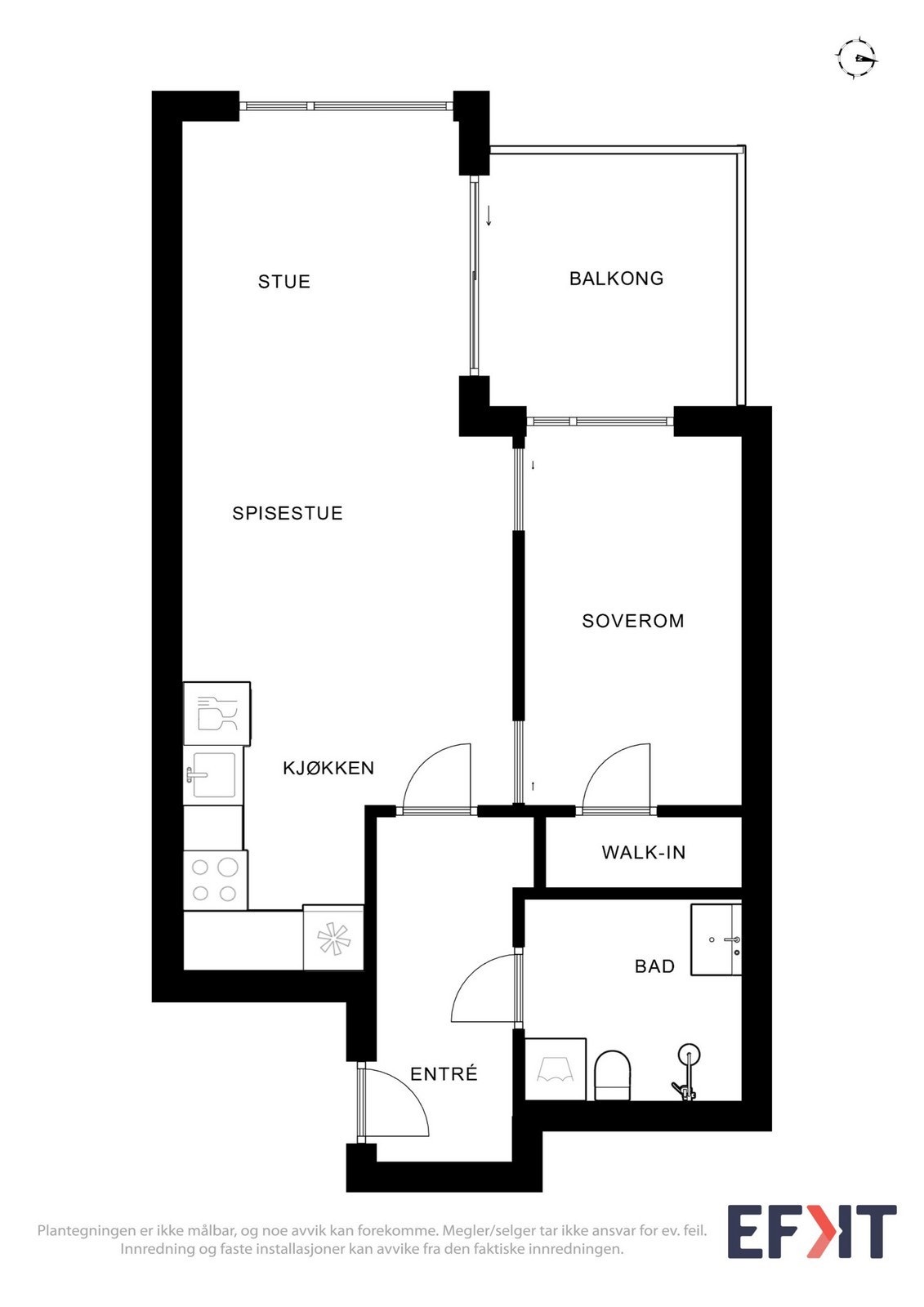 Plantegning Galleribilde