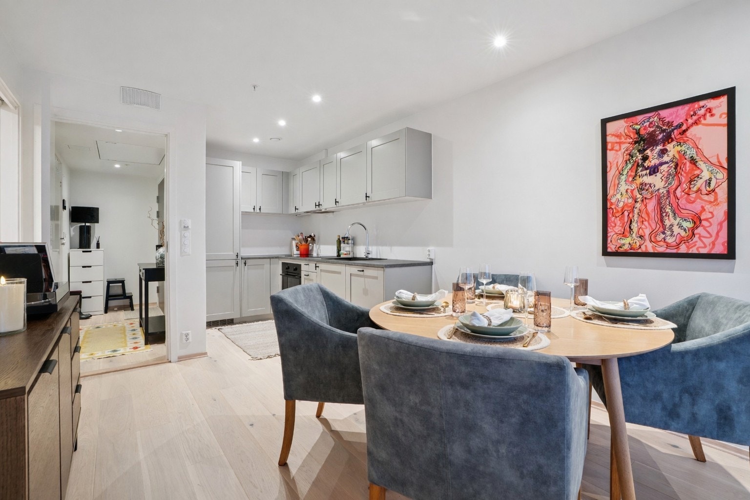 Stue/kjøkken Galleribilde