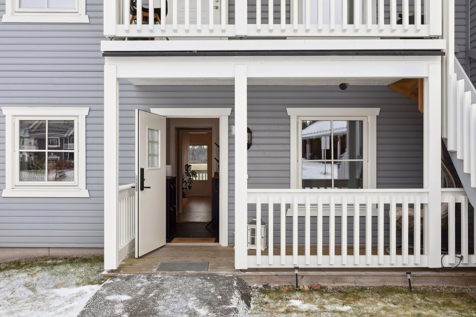 Hyggelig og innbydende inngangsparti Galleribilde