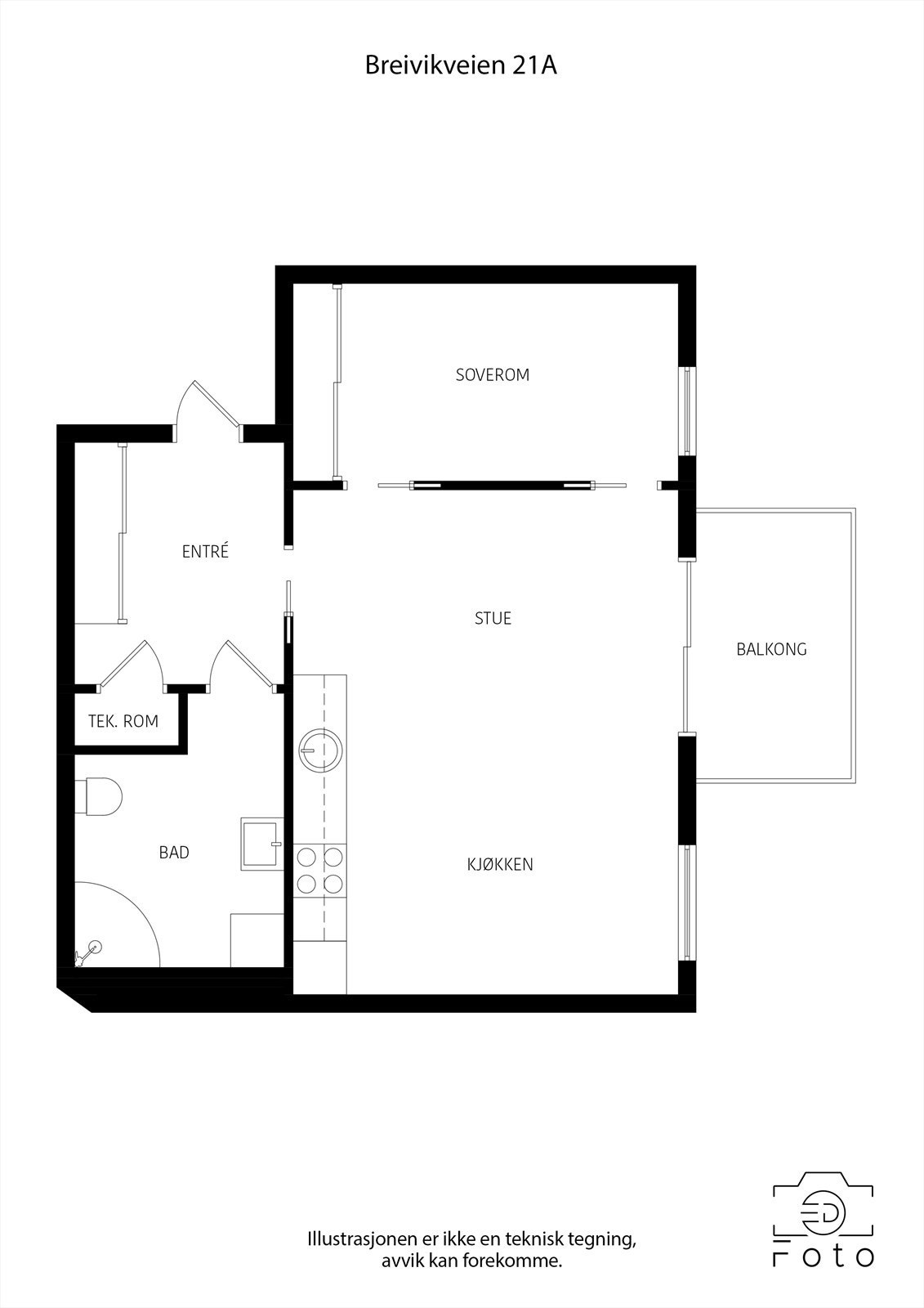 Plantegning 4. etasje Galleribilde