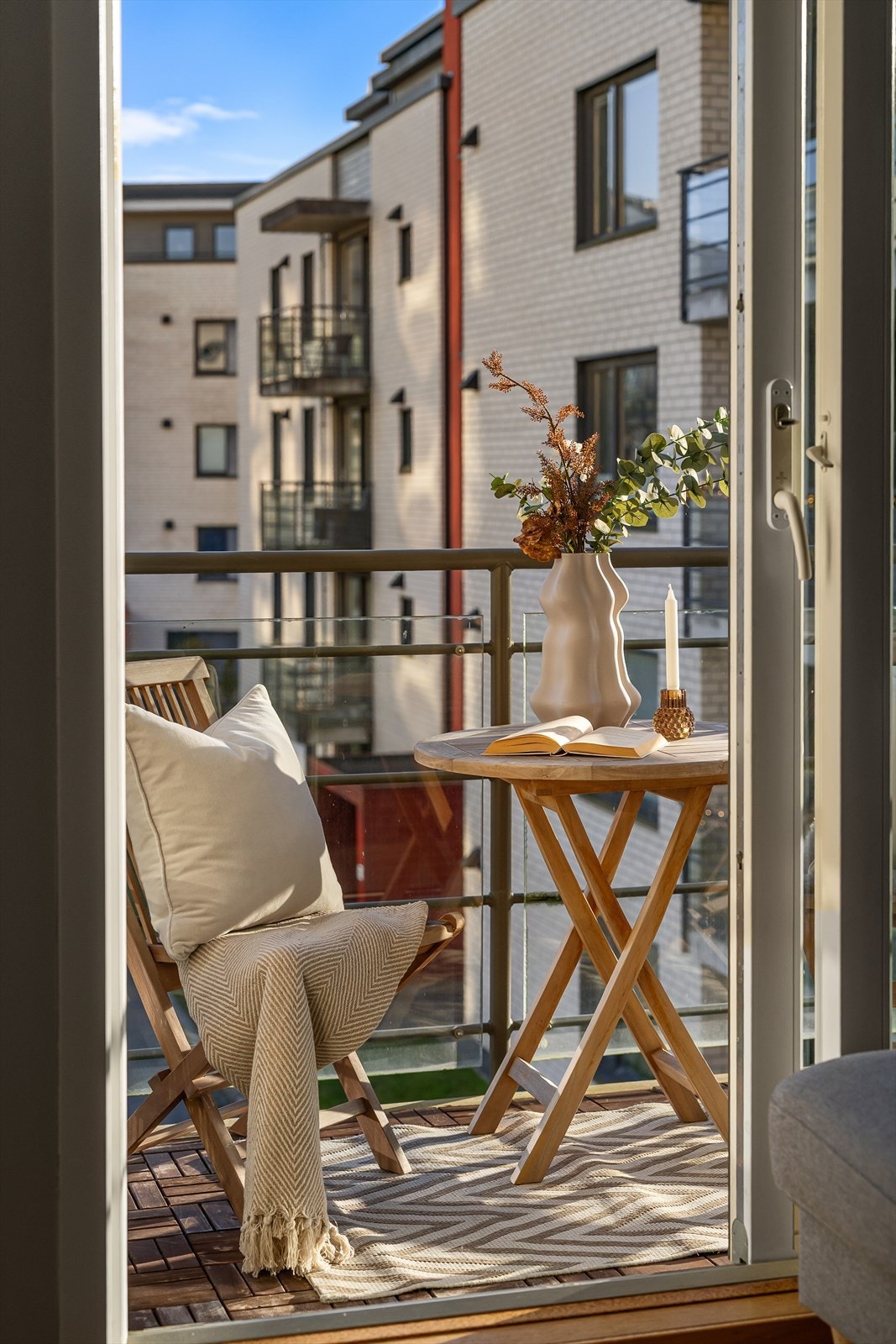 Utgang til kjekk balkong Galleribilde