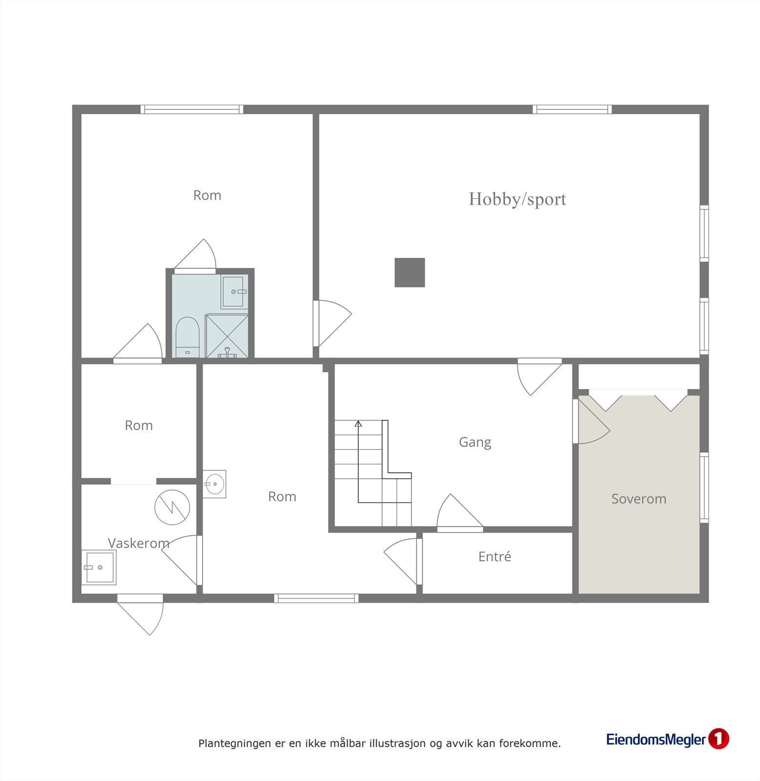 Planløysning 1.etg. Galleribilde