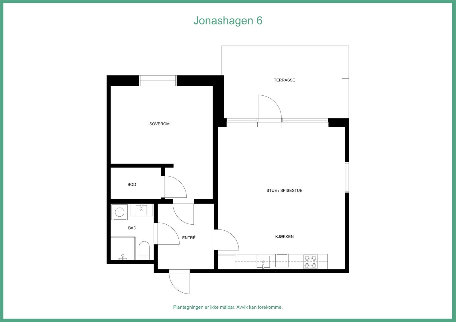 Plantegning Galleribilde