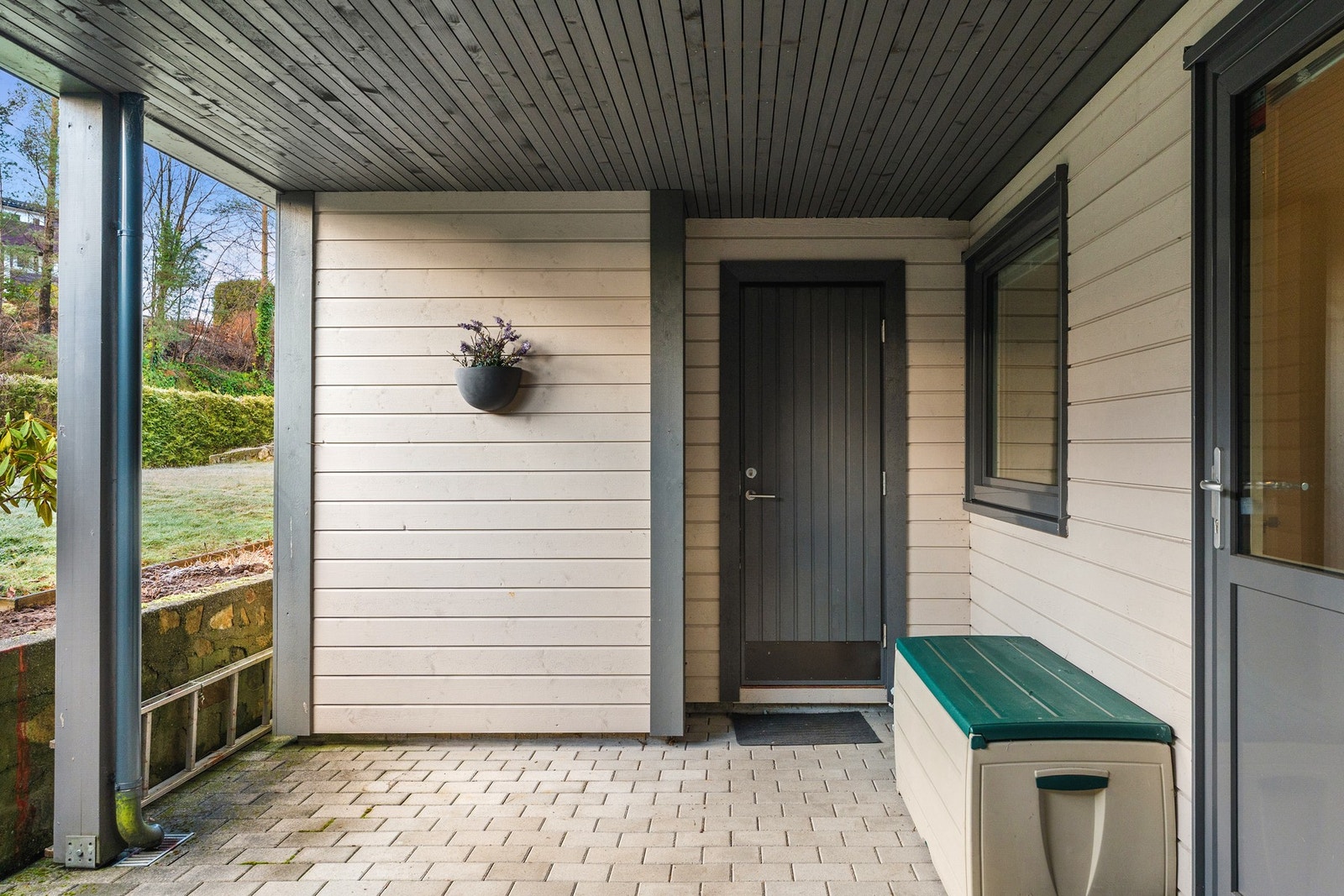 Her har man en utvendig bod på 4,2 m². Galleribilde