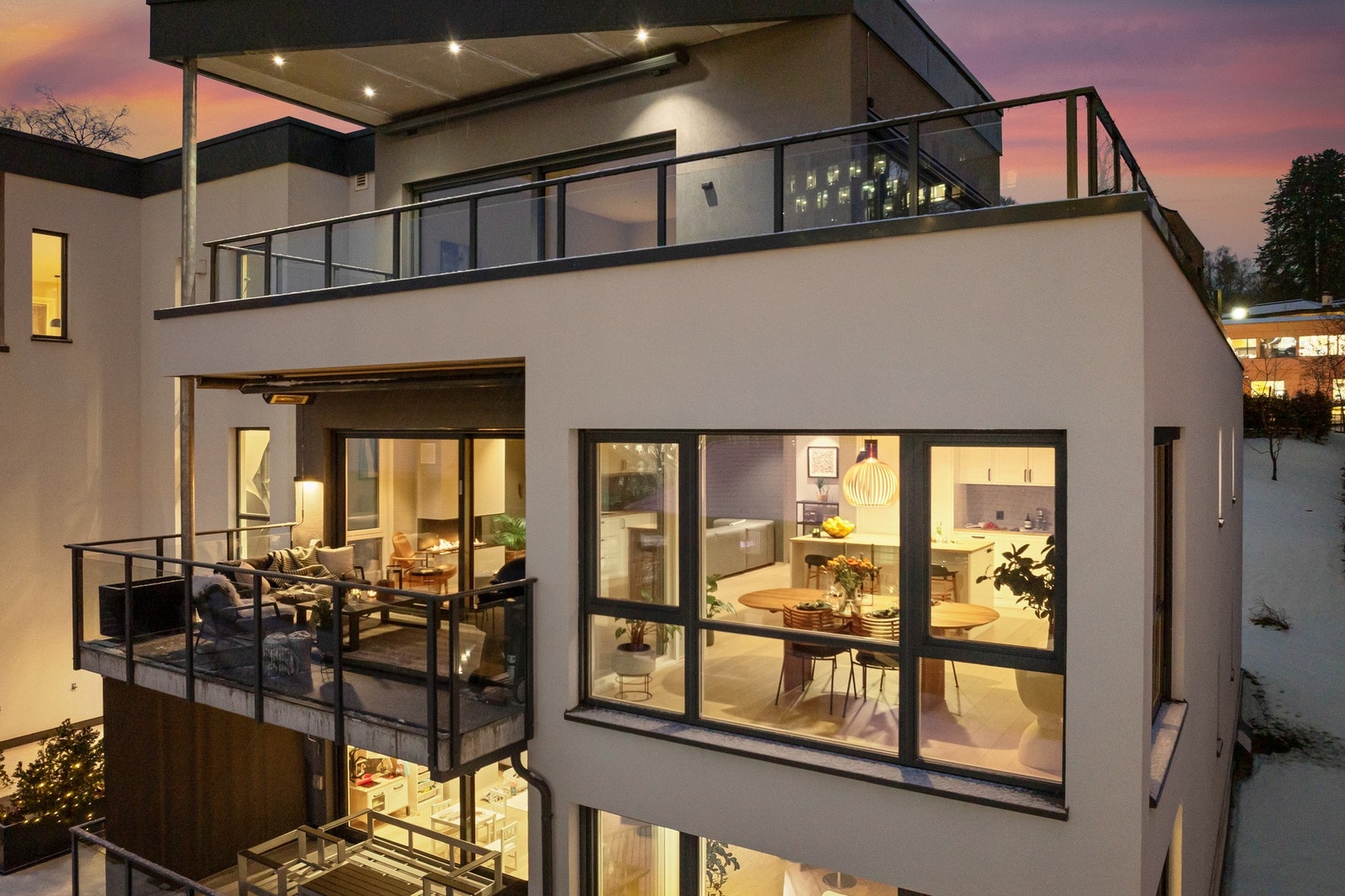 Det er også uttak til gassgrill på balkong Galleribilde