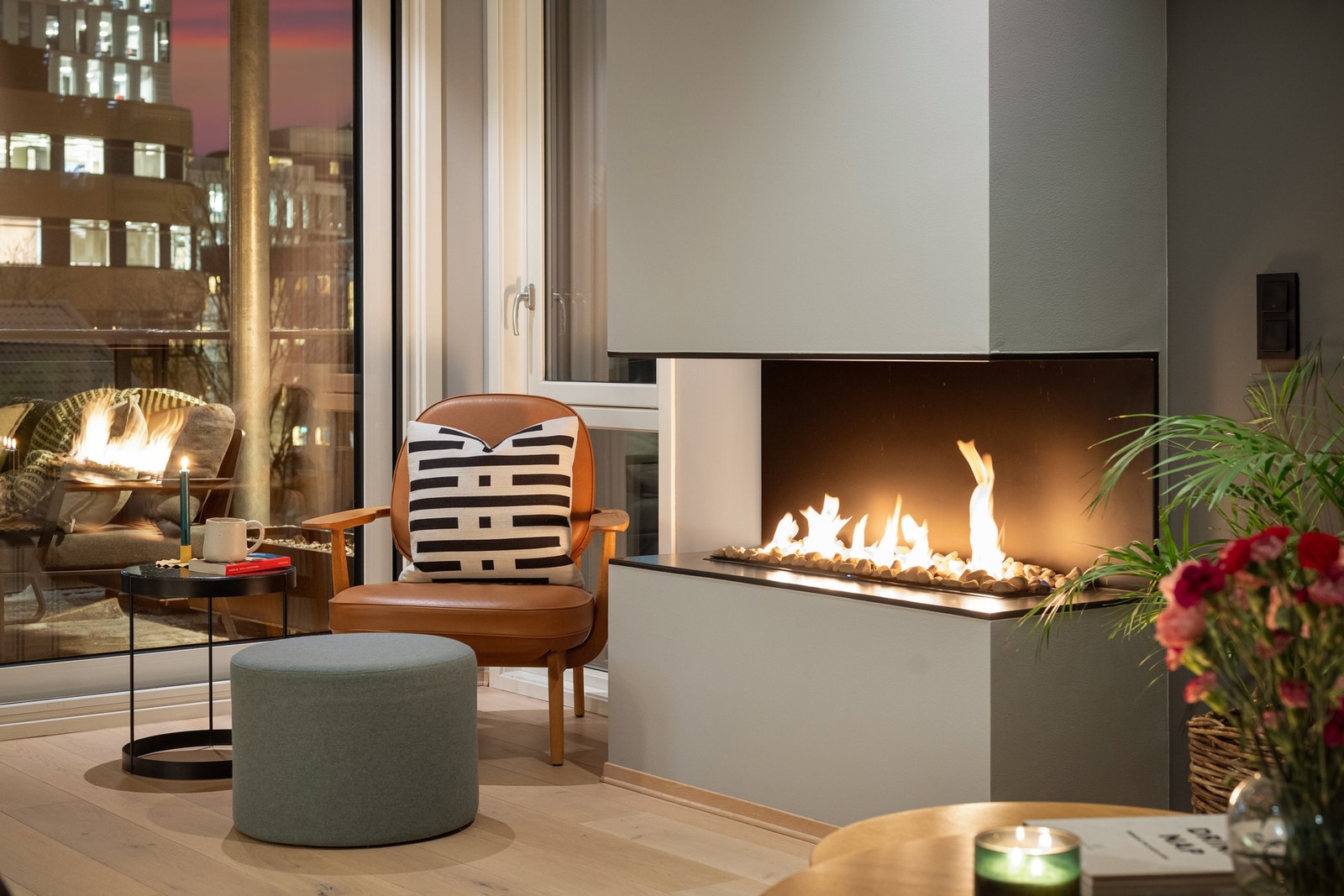 Lekker gasspeis i stuen Galleribilde