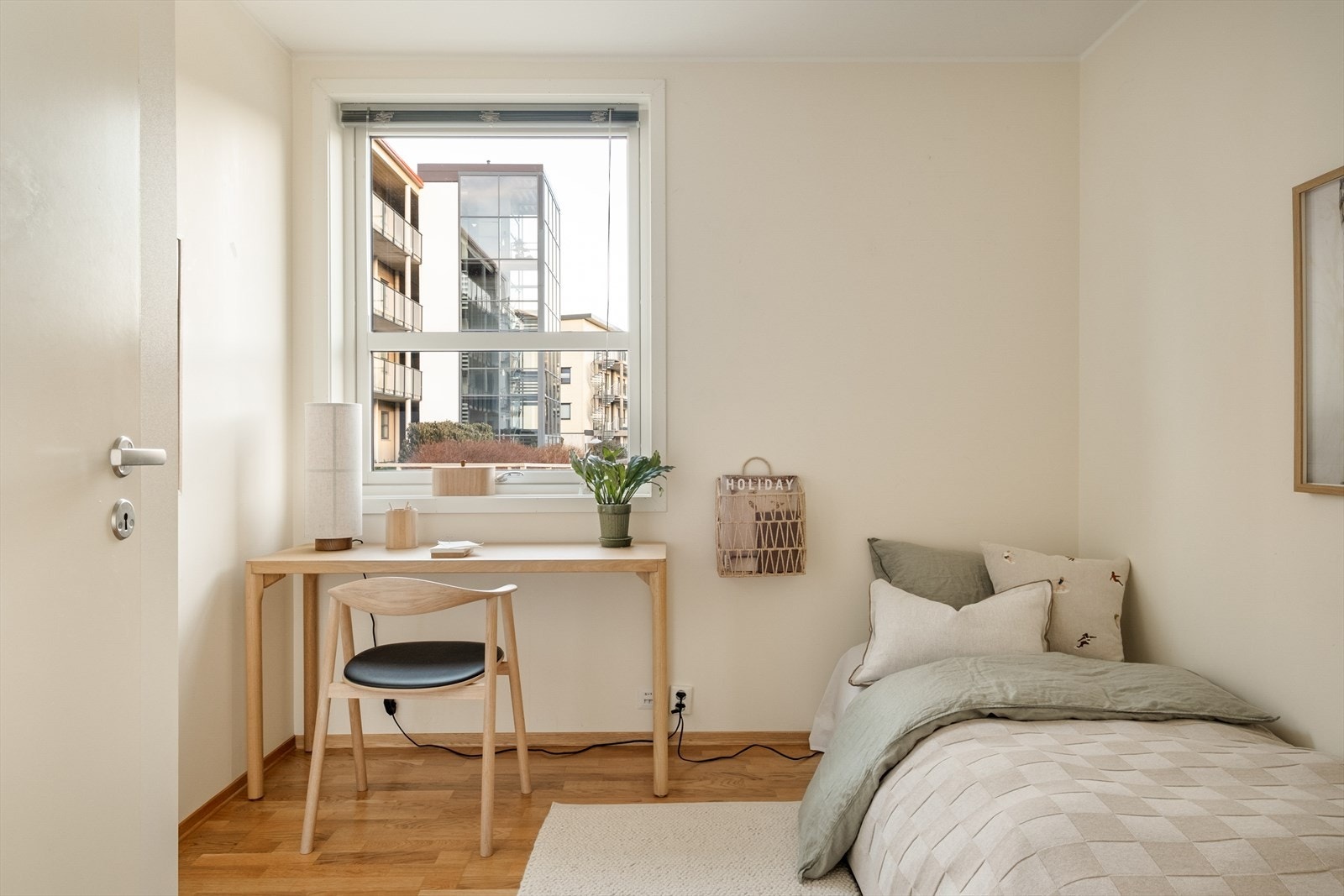 Soverom to måler 8,1 kvadratmeter. Galleribilde