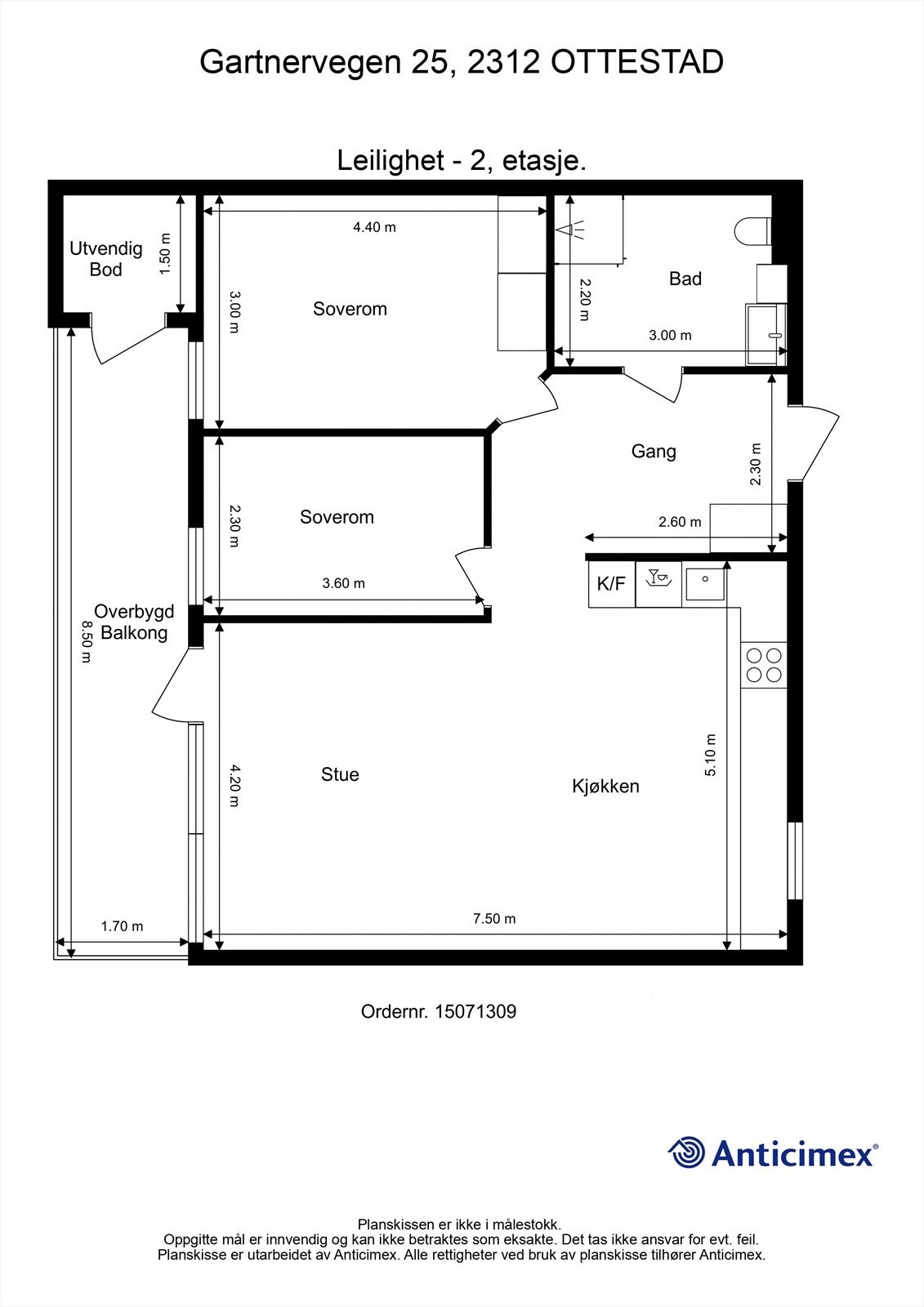 Plantegning Galleribilde