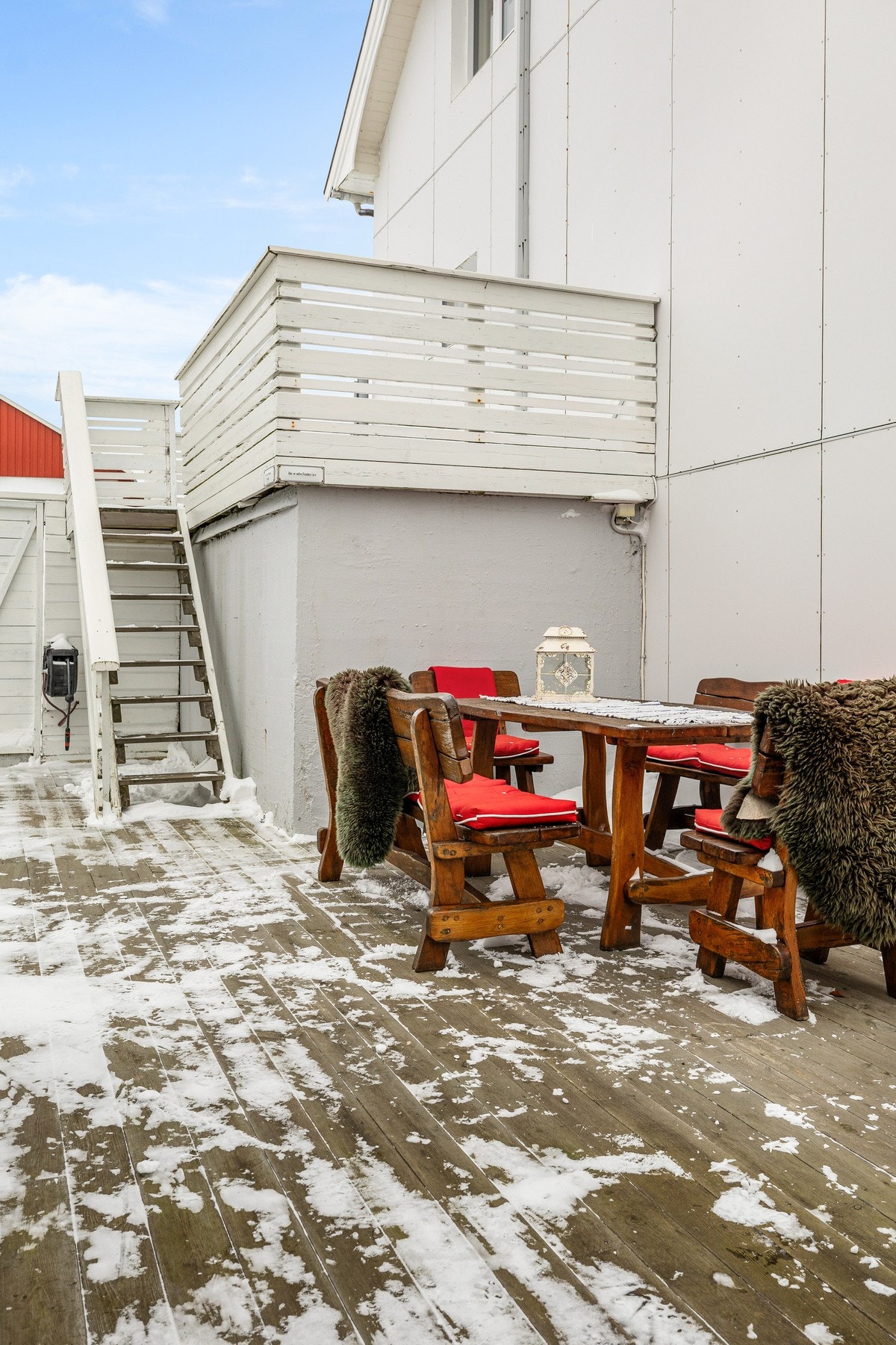 God plass til utendørsmøblement Galleribilde