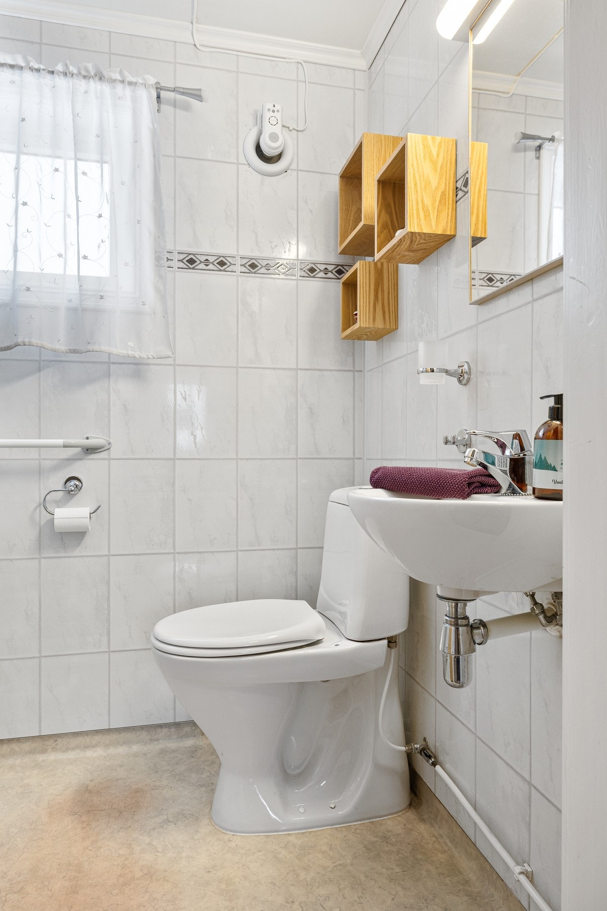 Badet ligger i første etasjen Galleribilde