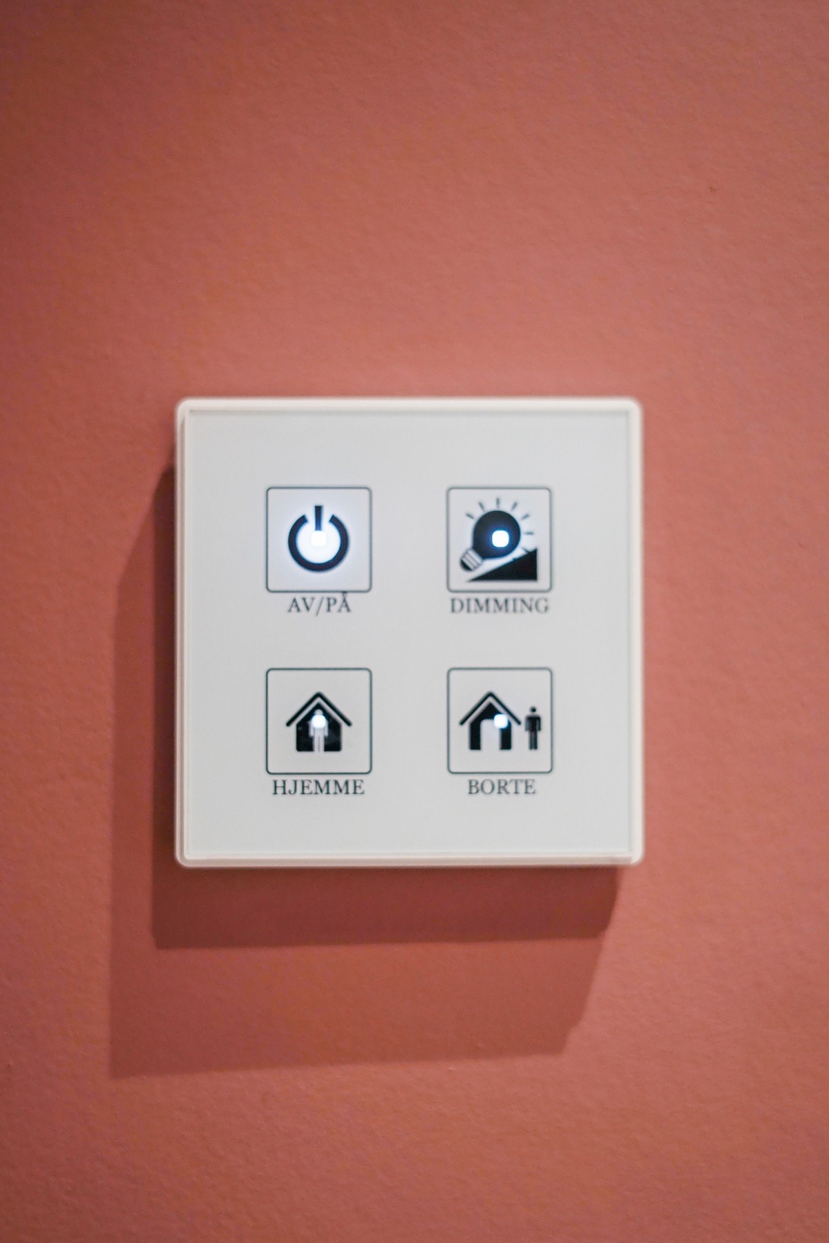 Leiligheten er utstyrt med KNX-smarthussystem. Galleribilde