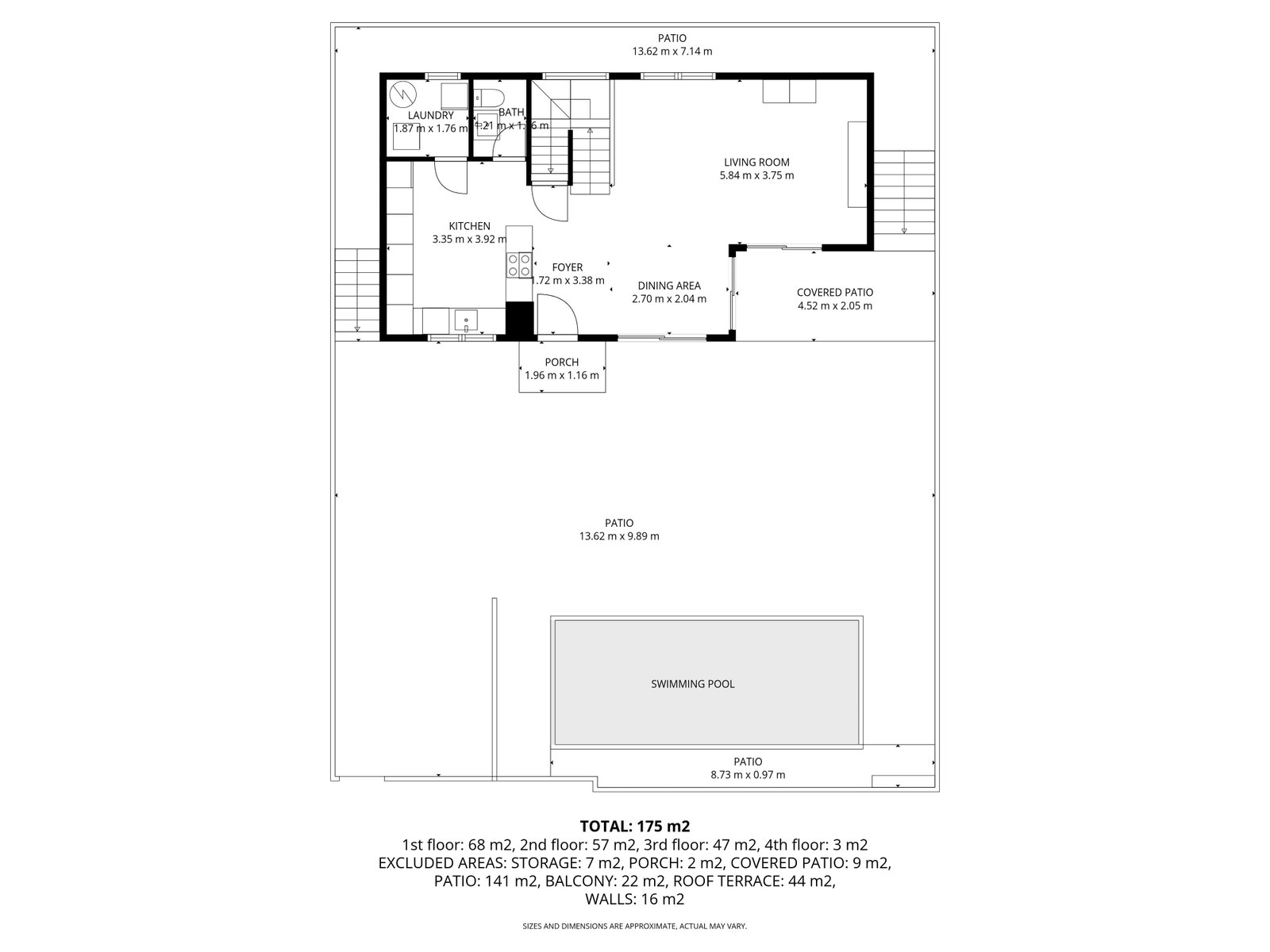 Hovedetasje og tomt Galleribilde