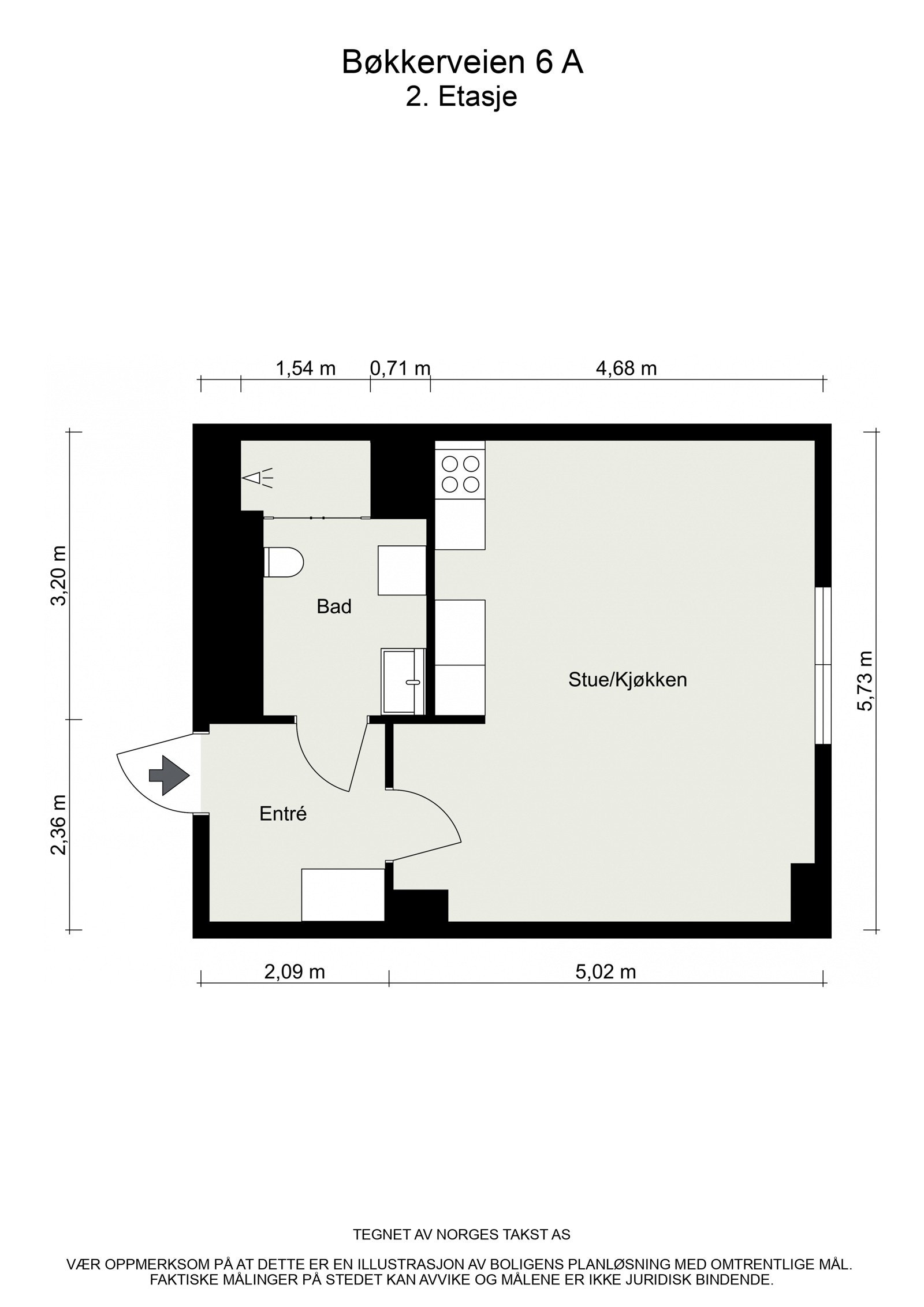 Planskisse Galleribilde