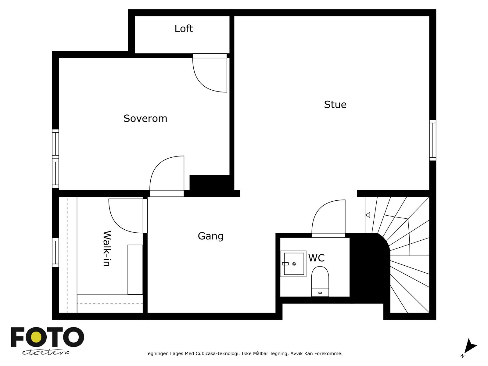 Plantegning 2. etasje Galleribilde