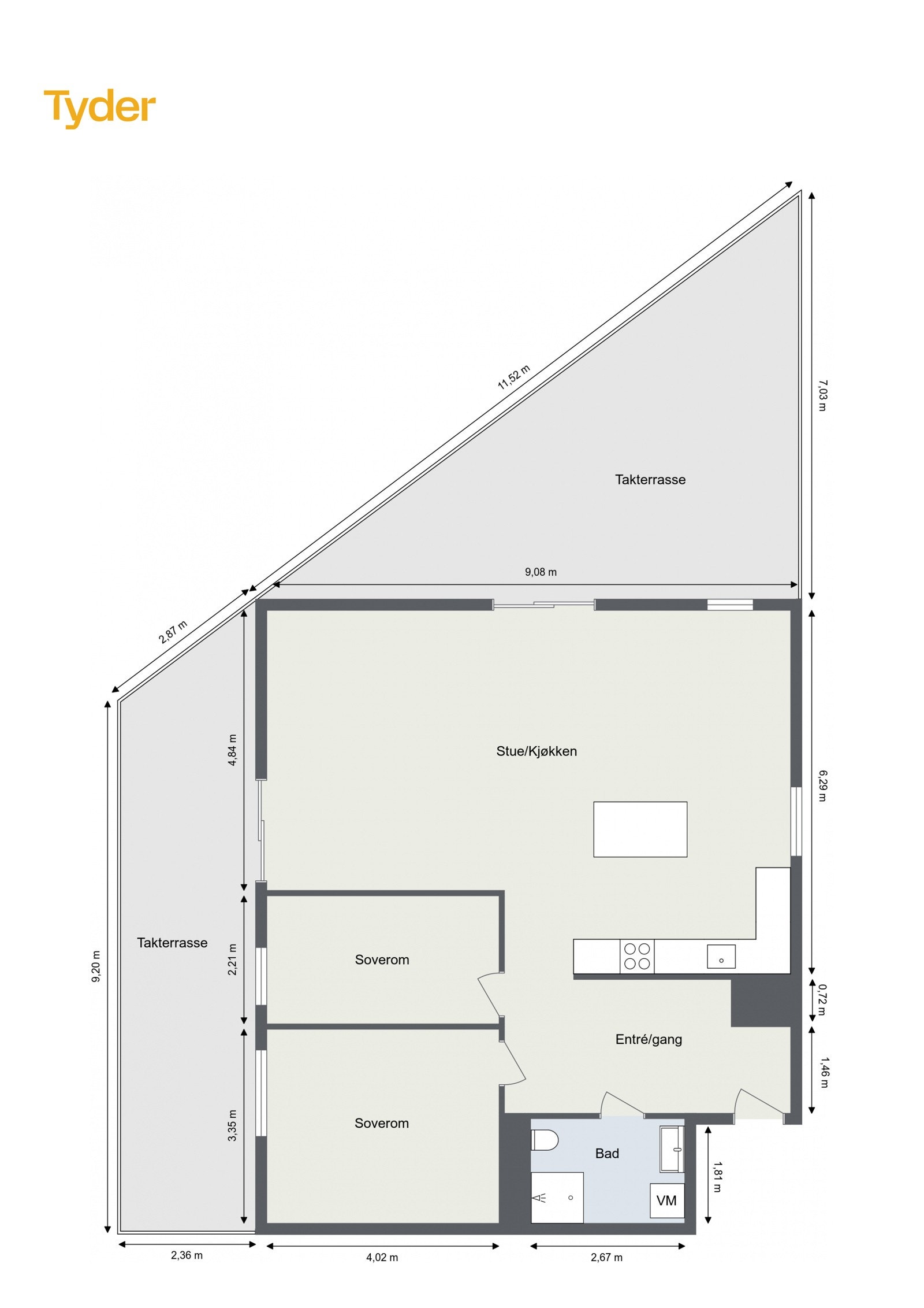 Plantegning Galleribilde