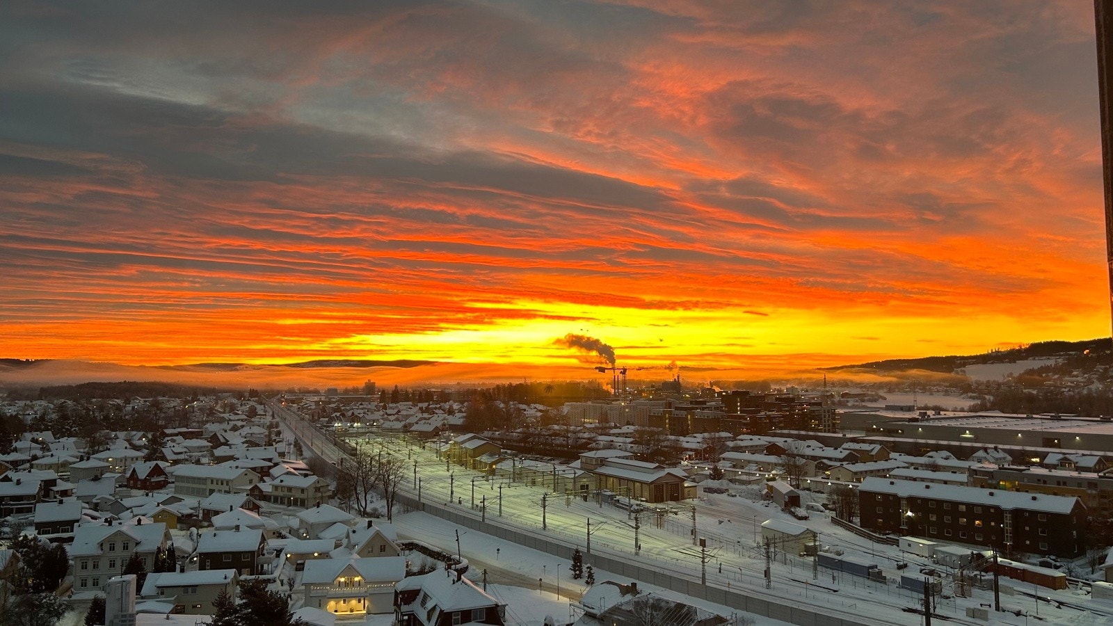 Herfra har du alltid noe å hvile øynene på. Bilde tatt av selger. Galleribilde