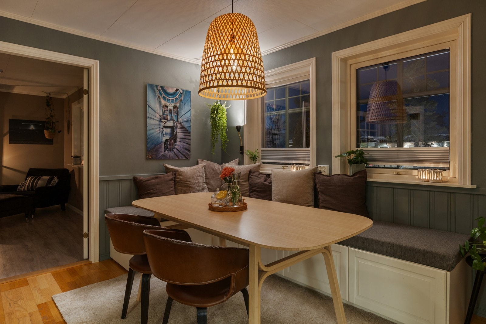 Her kan du nyte en god middag alene, eller med noen du er glad i. Galleribilde