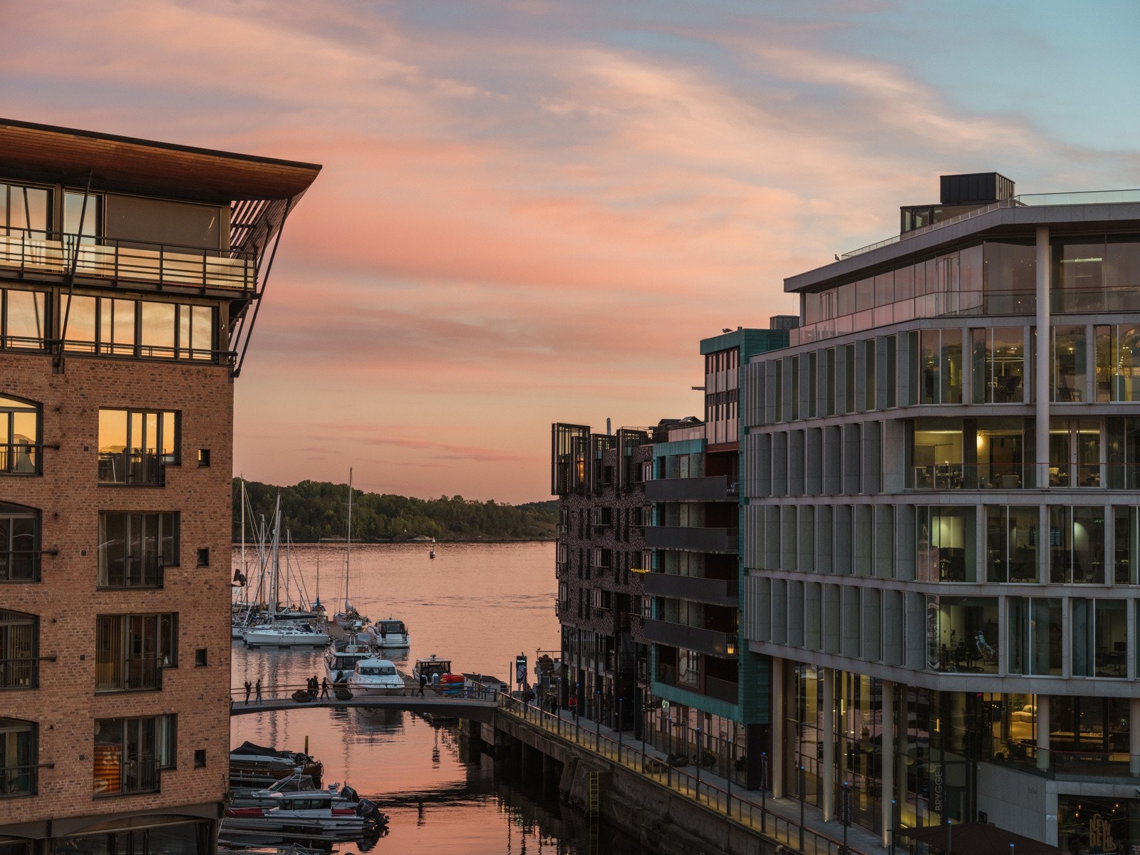 Utsikt fra felles takterrasse Galleribilde