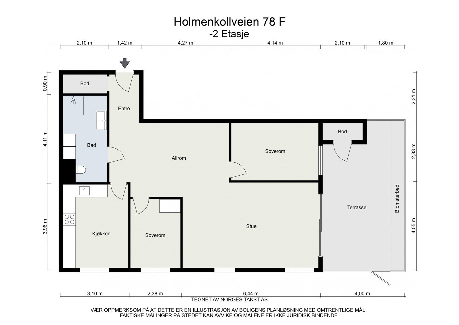 Plantegning Galleribilde