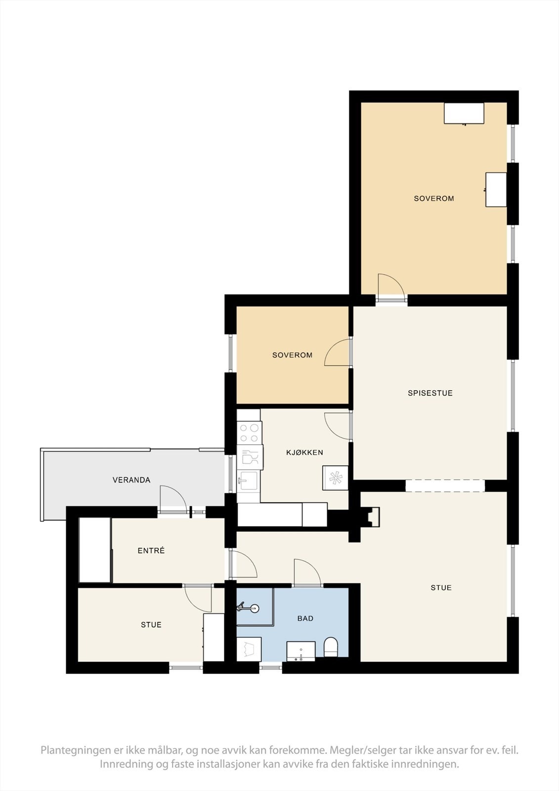 Plantegning1. etasje. Galleribilde