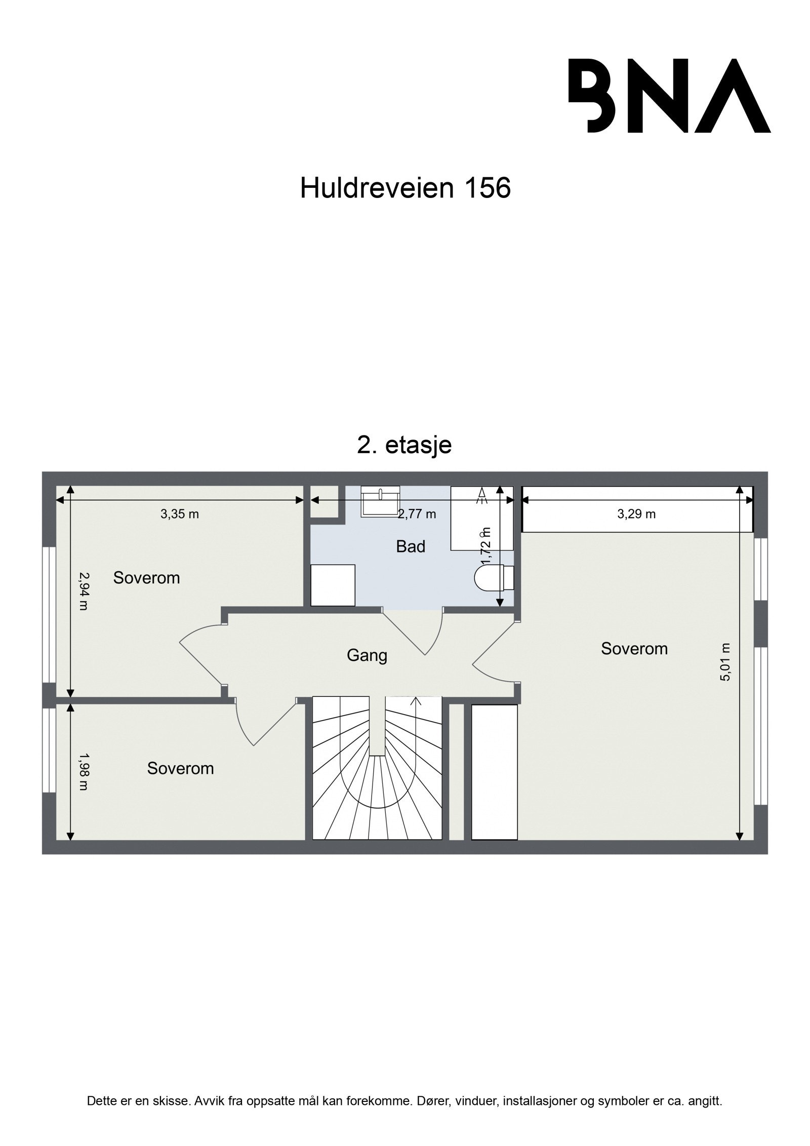 Plantegning - 2. etasje Galleribilde