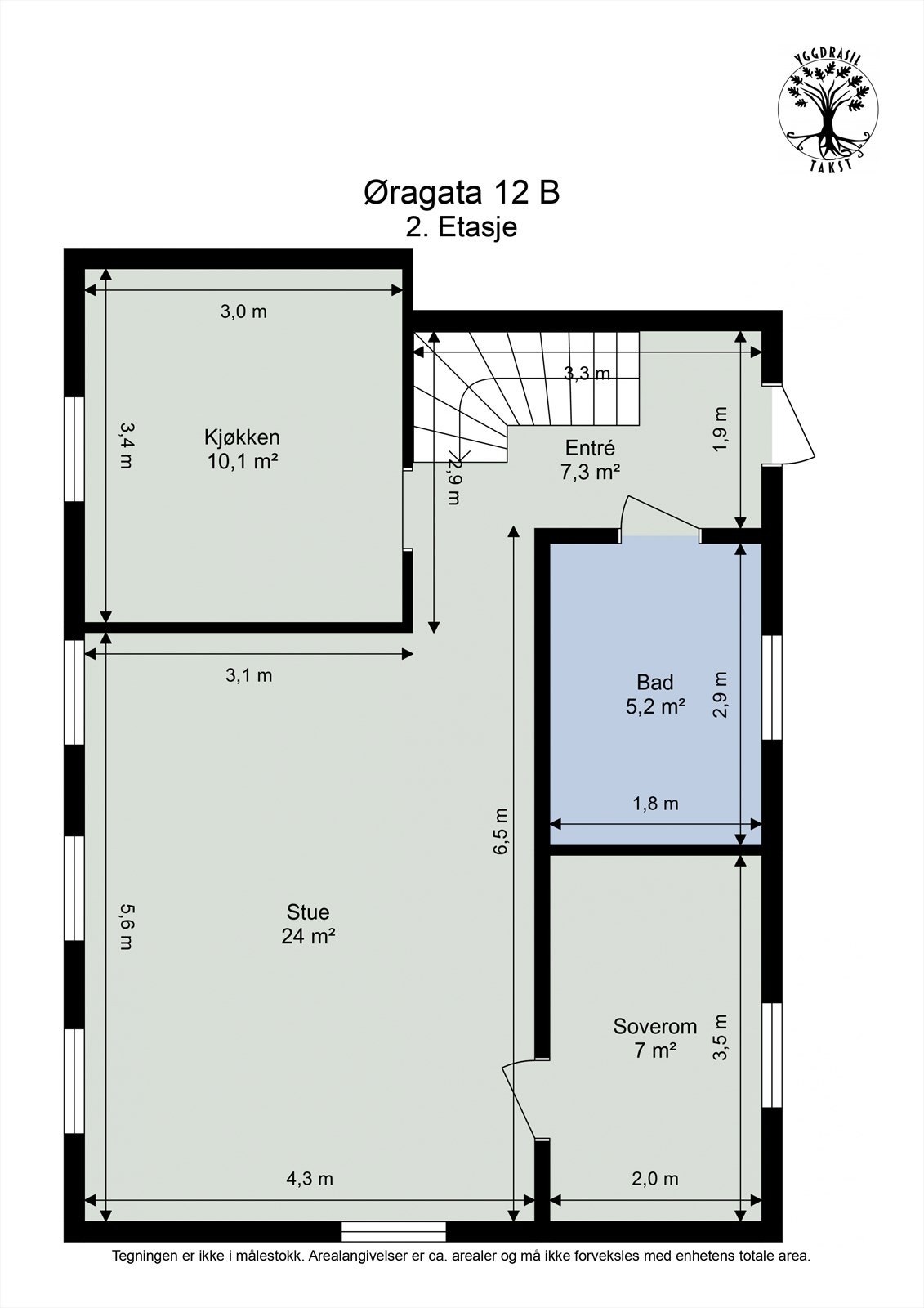 Plantegning - 2.etasje Galleribilde