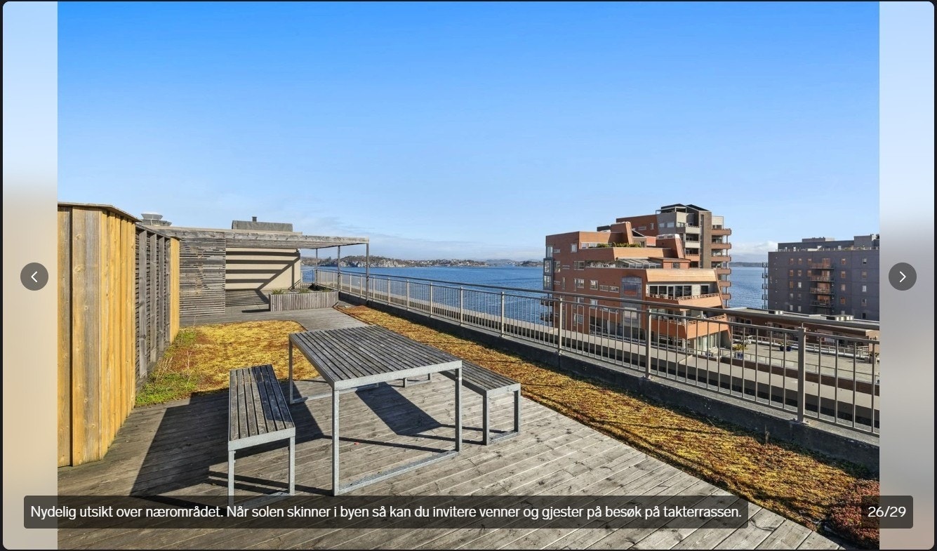 Takterrasse Galleribilde