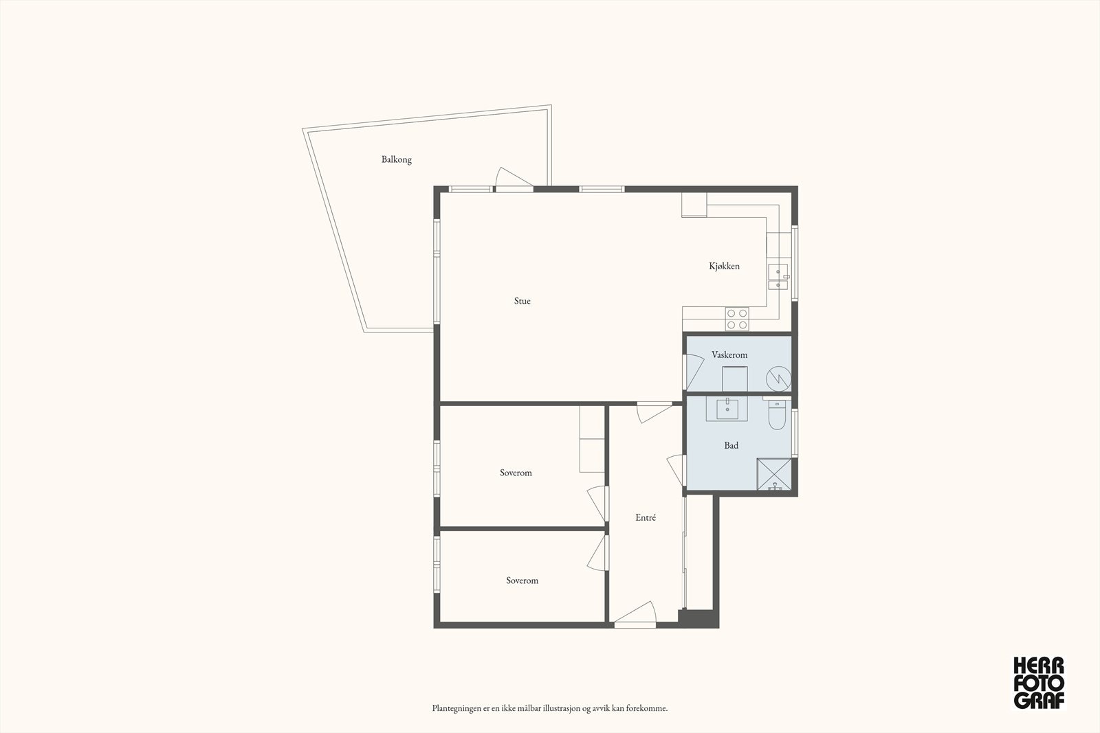 Plantegning Galleribilde